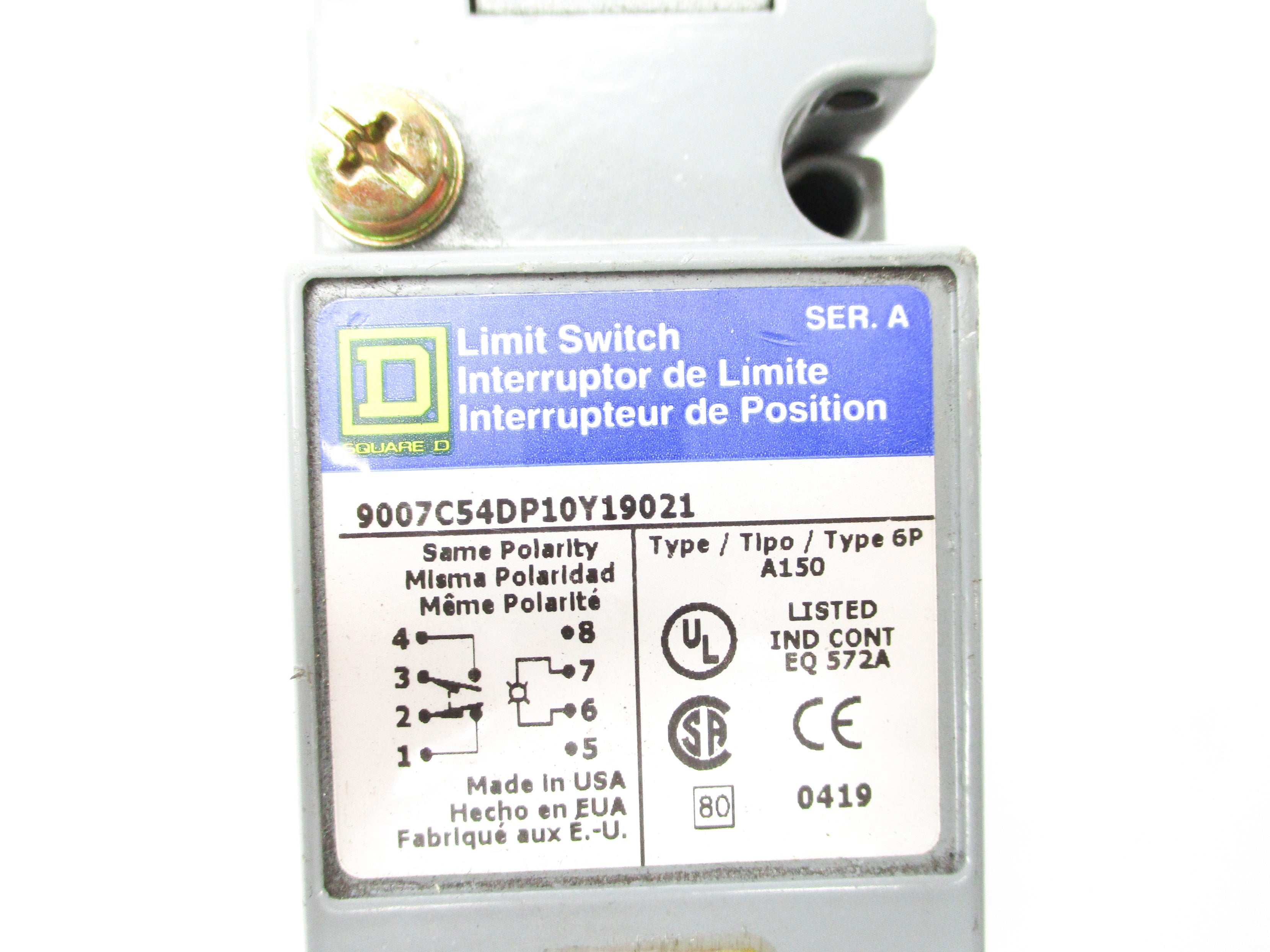 SQUARE D 9007C54DP10Y19021 SER. A NSNP