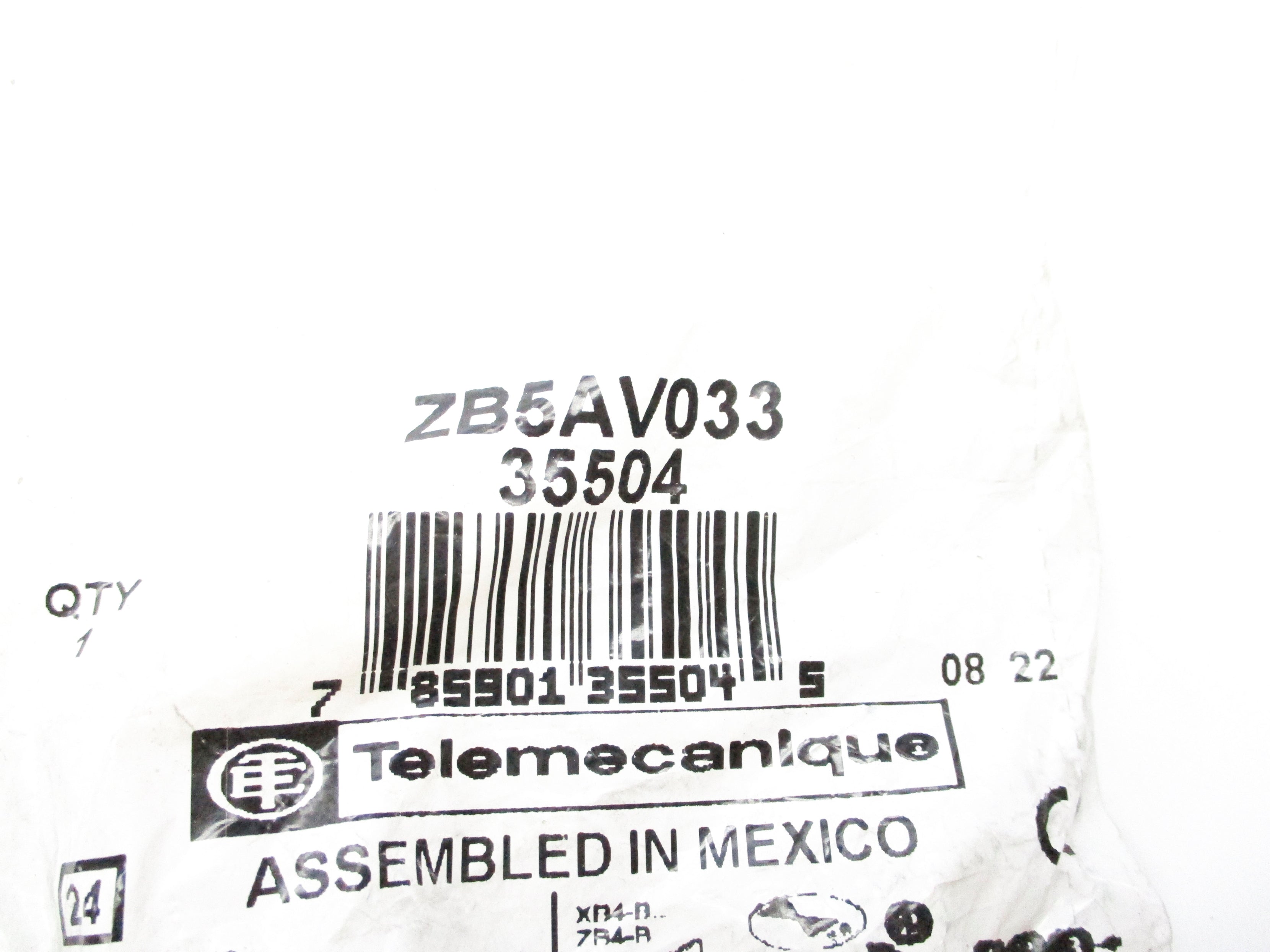 TELEMECANIQUE ZB5AV033 NSMP