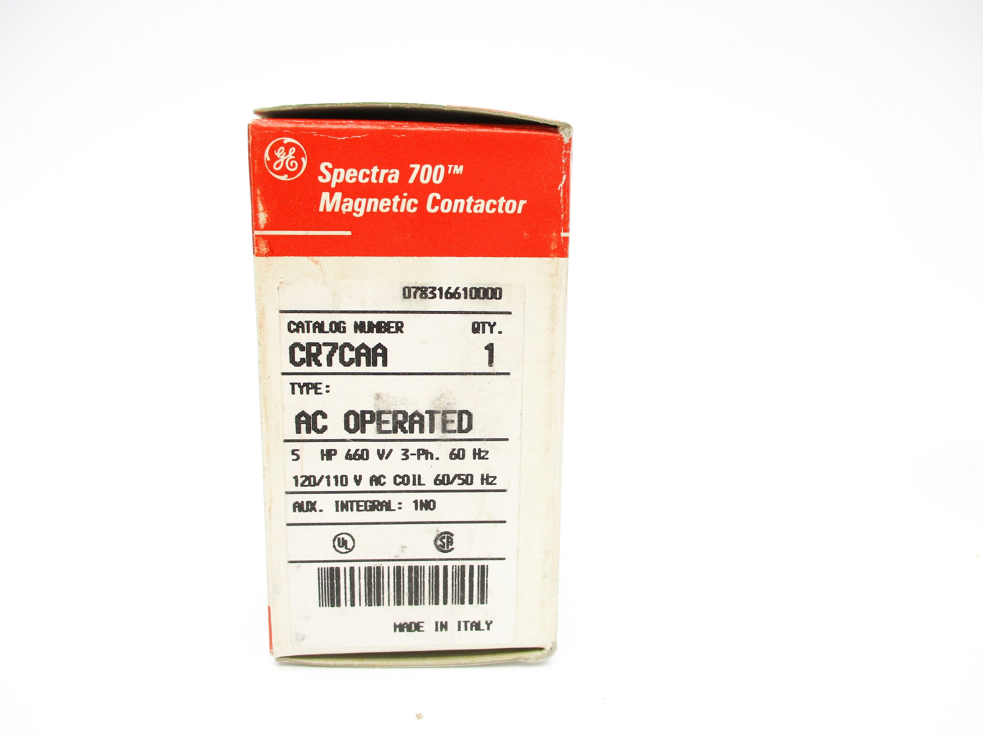 GENERAL ELECTRIC CR7CAA 110/120VAC NSMP