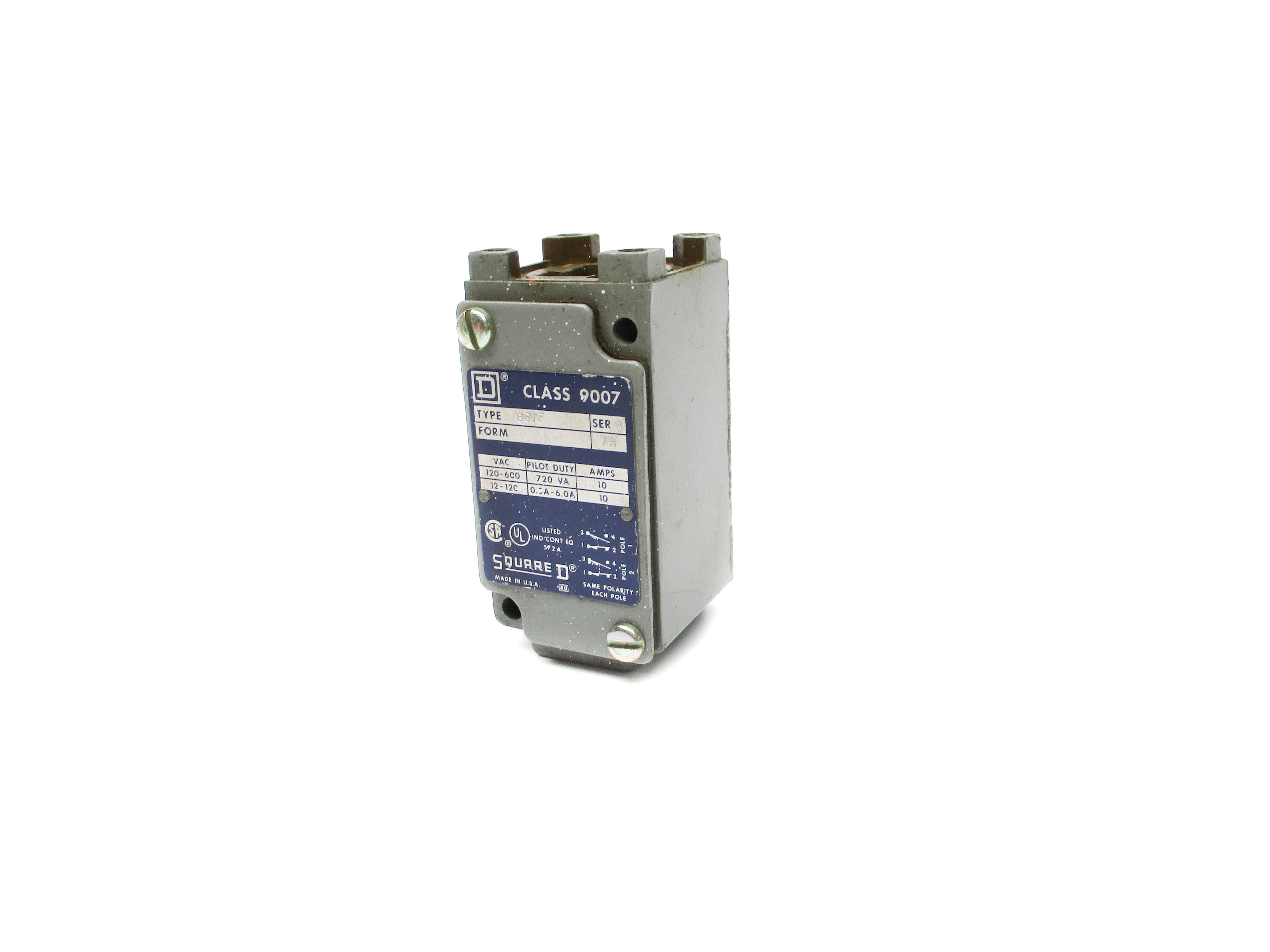 SQUARE D 9007B61F SER. B UNMP