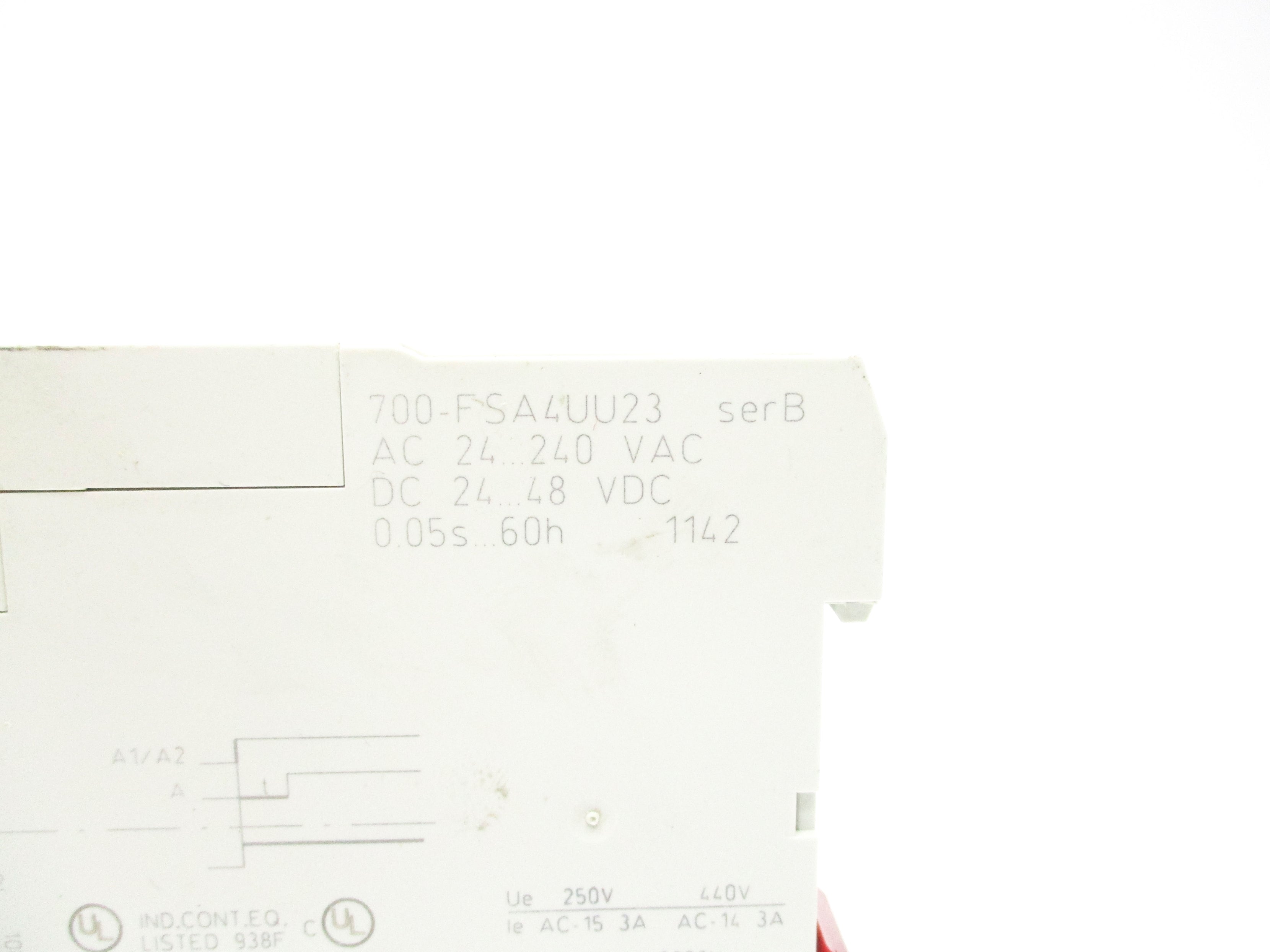 ALLEN BRADLEY 700-FSA4UU23 SER. B 240VAC UNMP