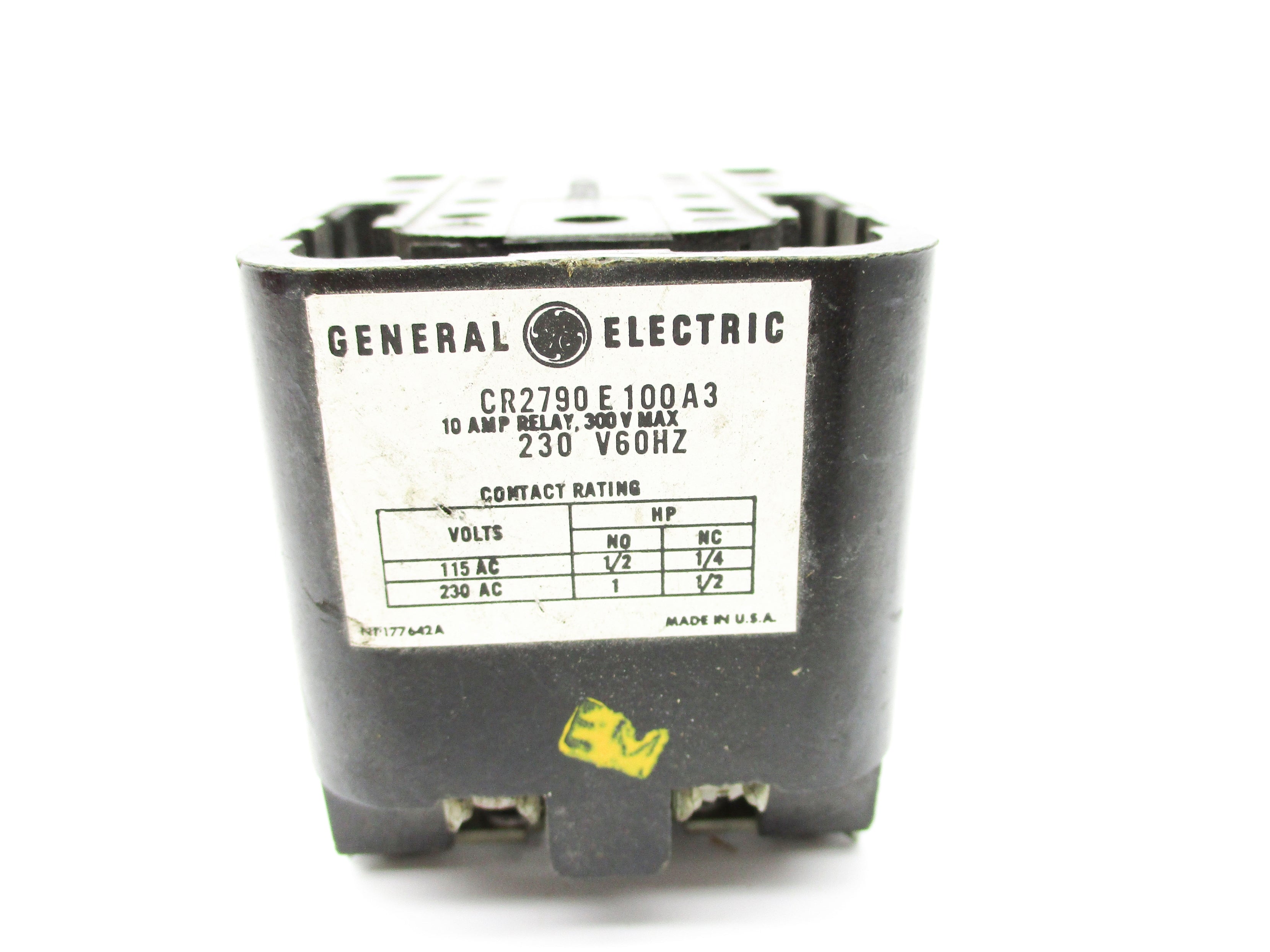 GENERAL ELECTRIC CR2790E100A3 230V 10A UNMP