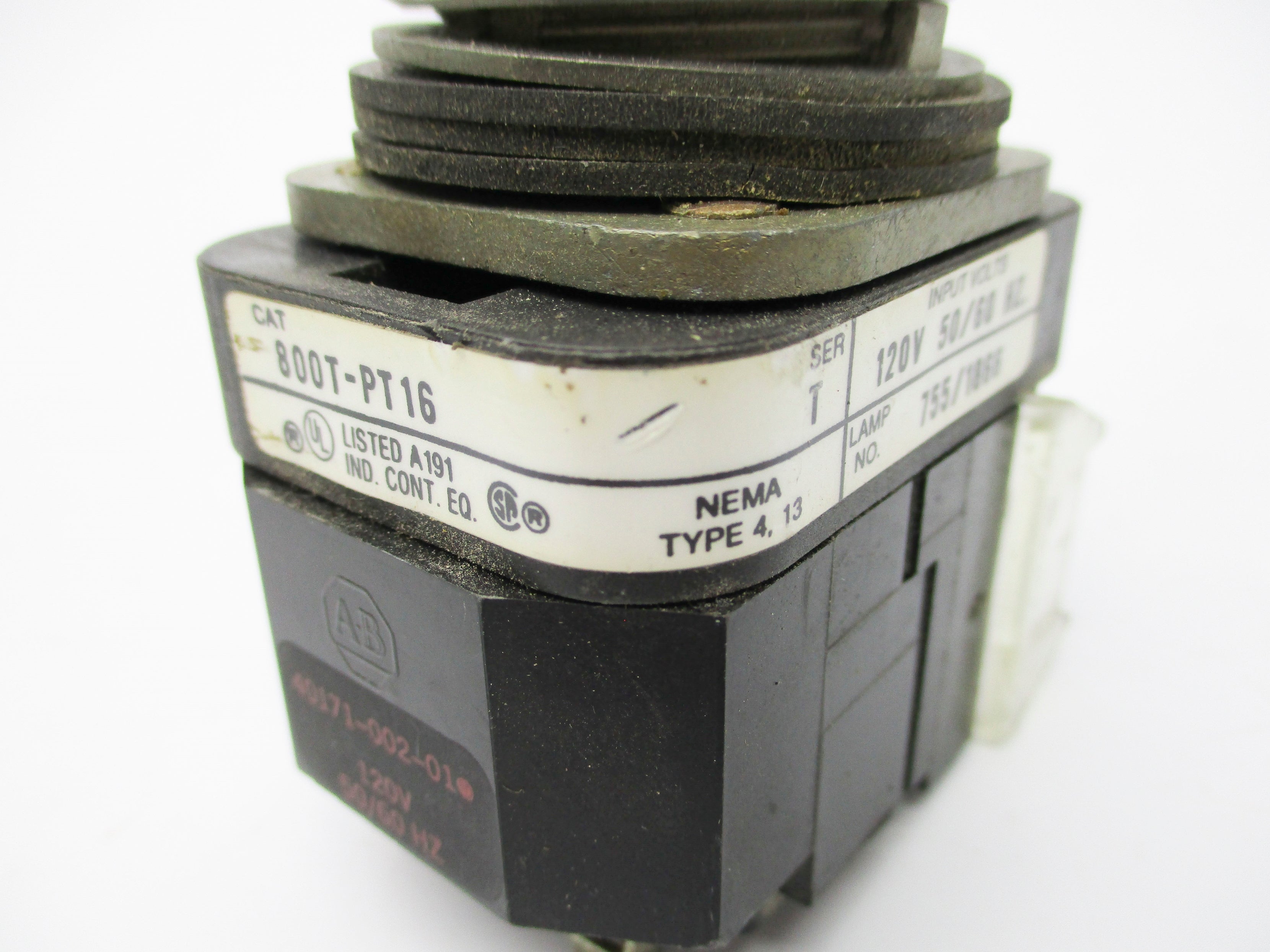 ALLEN BRADLEY 800T-PT16 SER. T UNMP