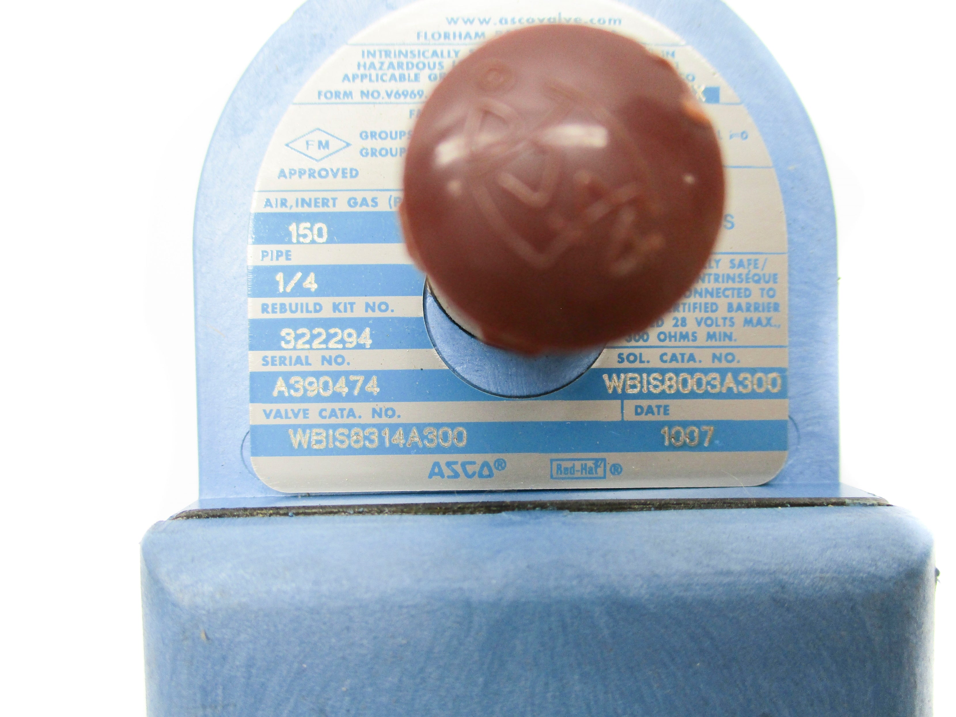 ASCO WBIS8314A300 150PSI NSNP