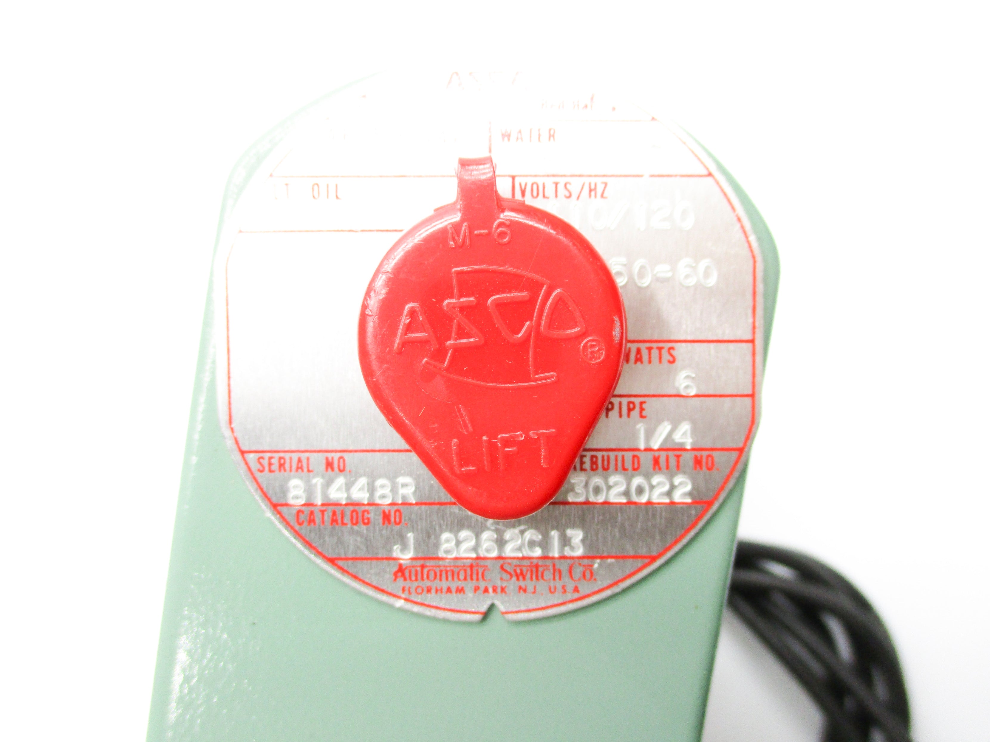 ASCO J8262C13 110/120V NSNP