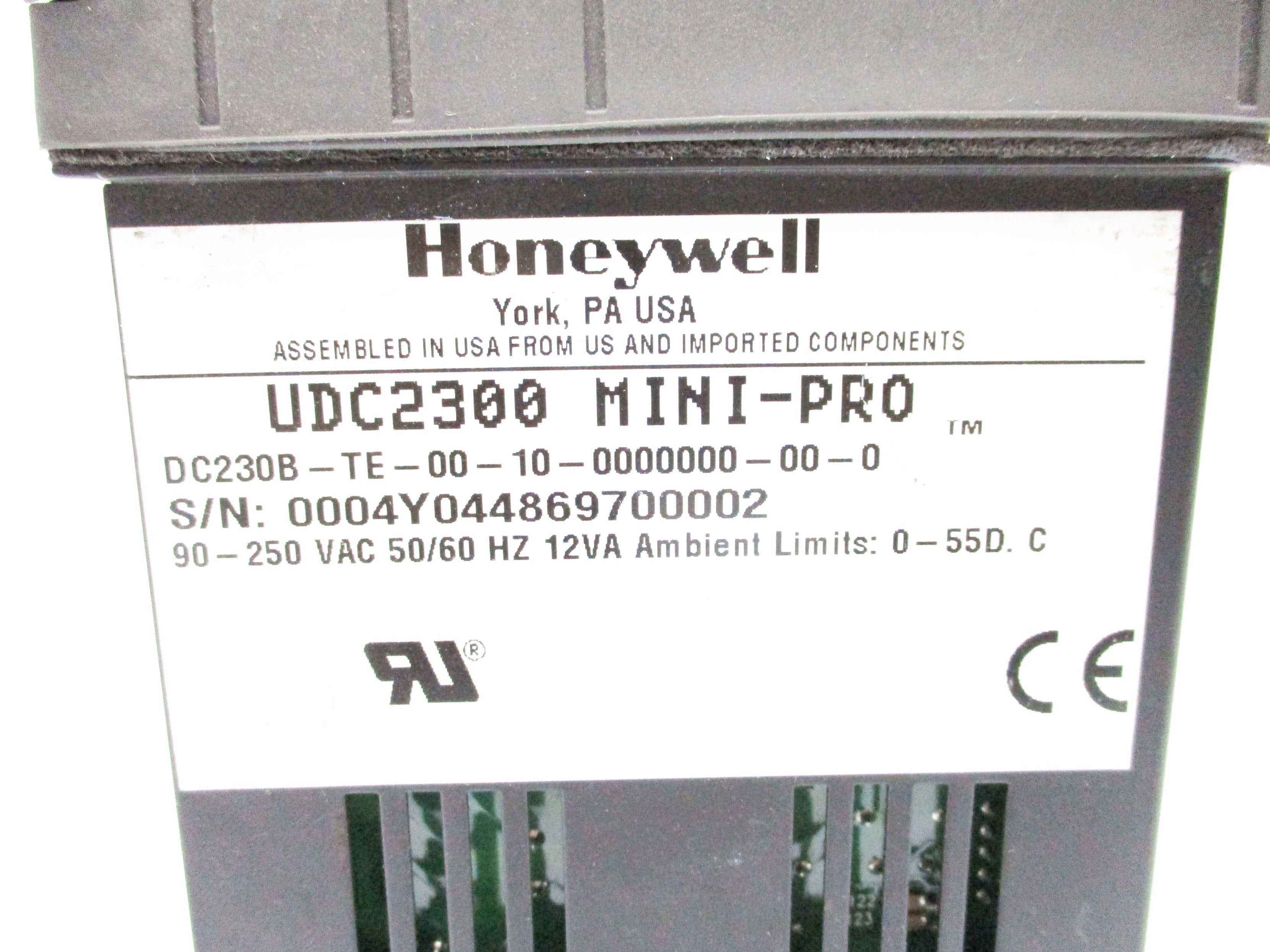 HONEYWELL DC230B-TE-00-10-0000000-00-0 NSNP