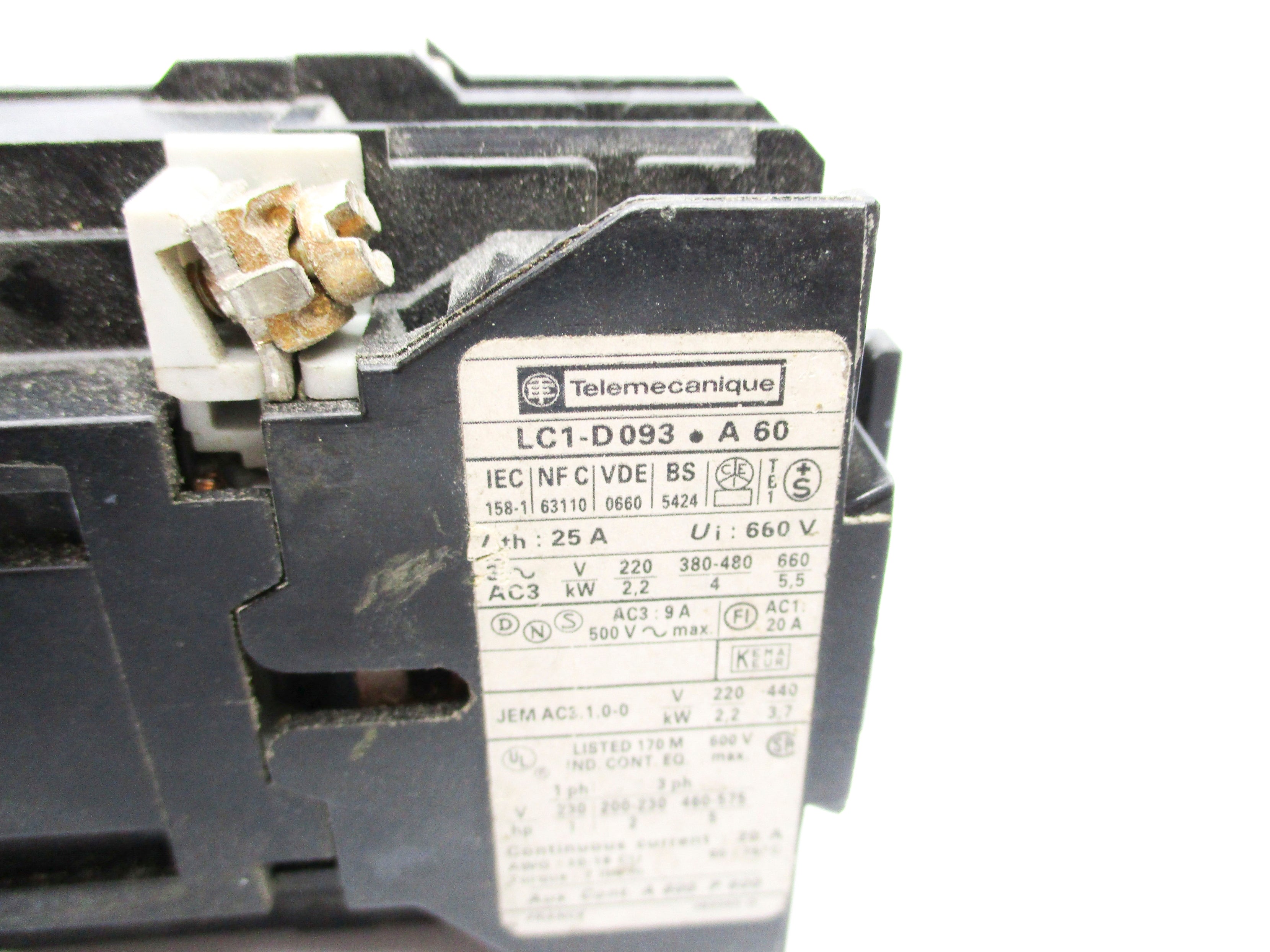 TELEMECANIQUE LC1-D093A60 110/120V UNMP