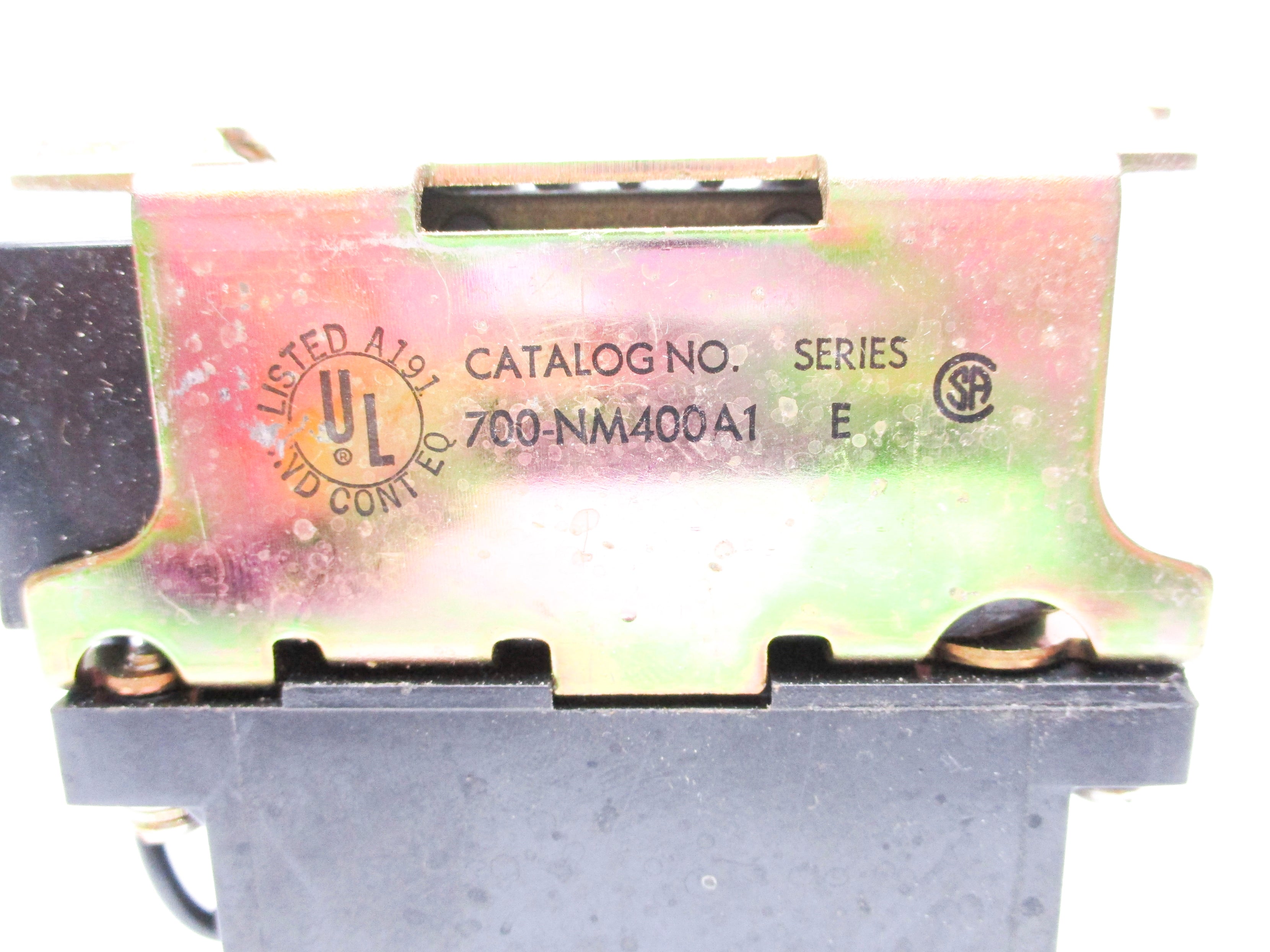 ALLEN BRADLEY 700-NM400A1 SER. E 110/120V UNMP