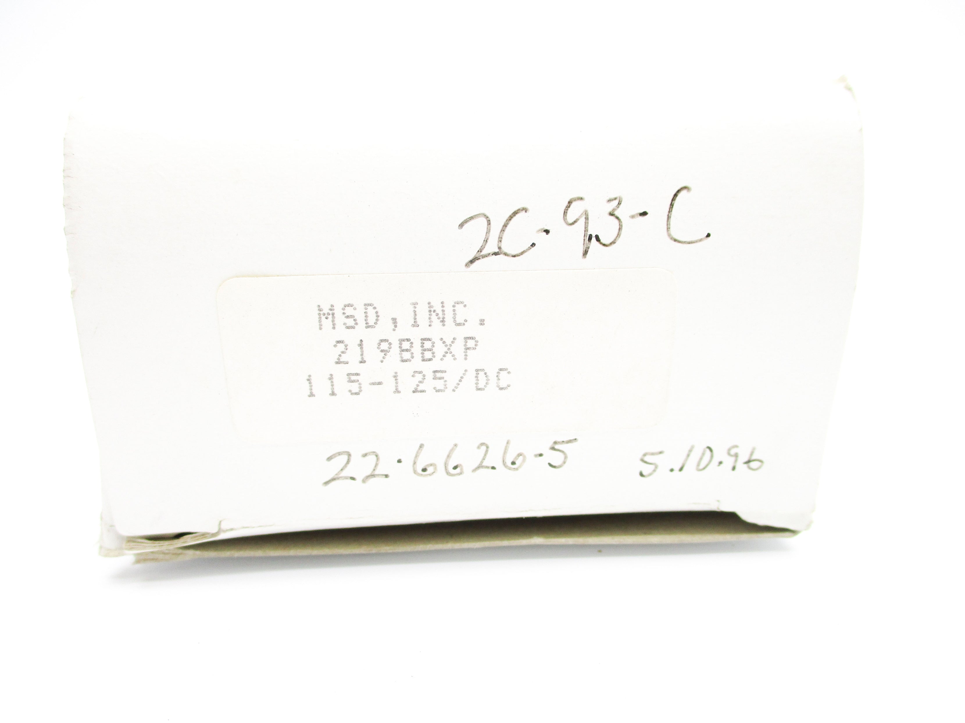 MSD 219BBXP 115-125VDC NSMP