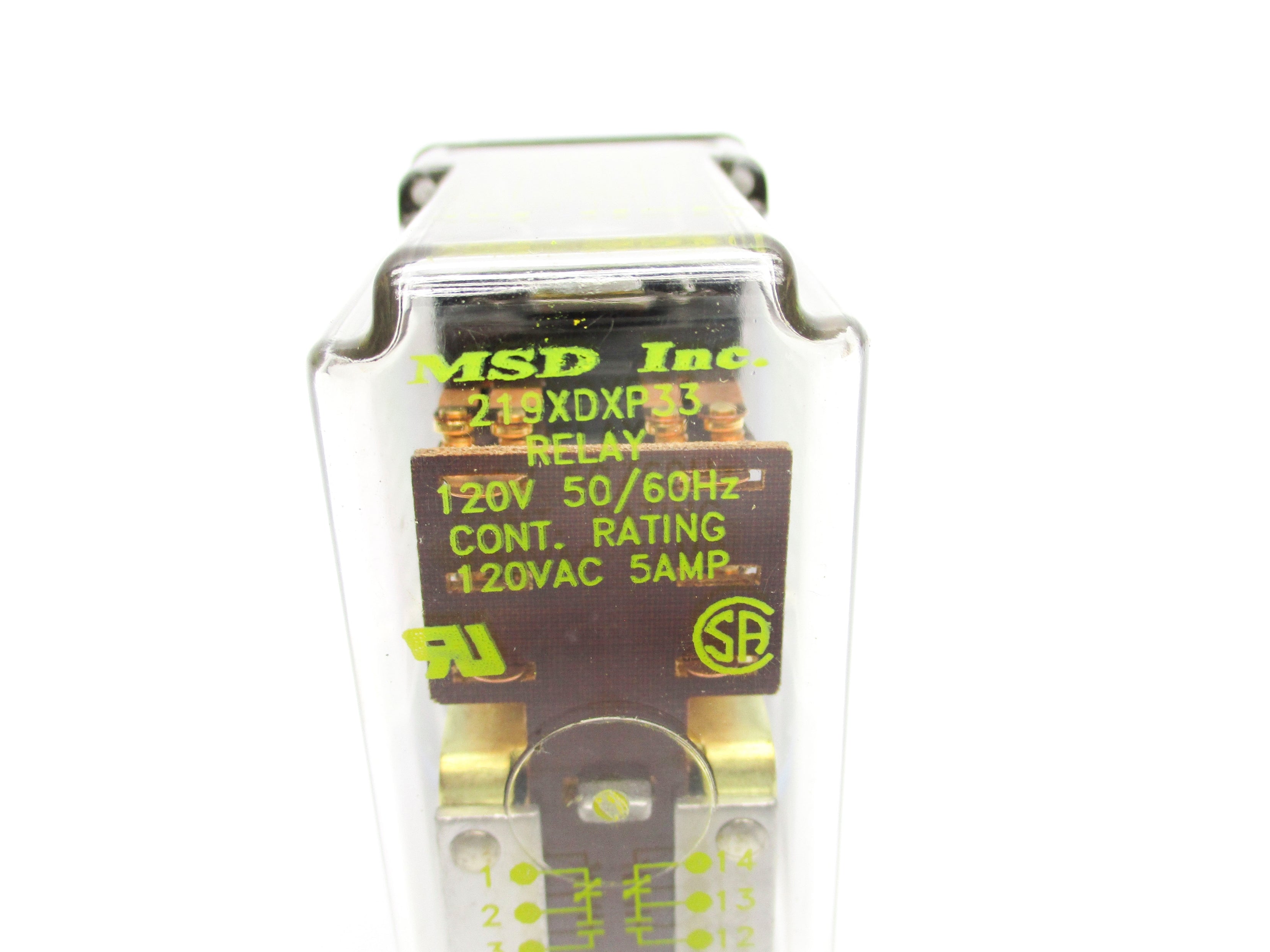 MSD 219XDXP33 120VAC 5A NSNP