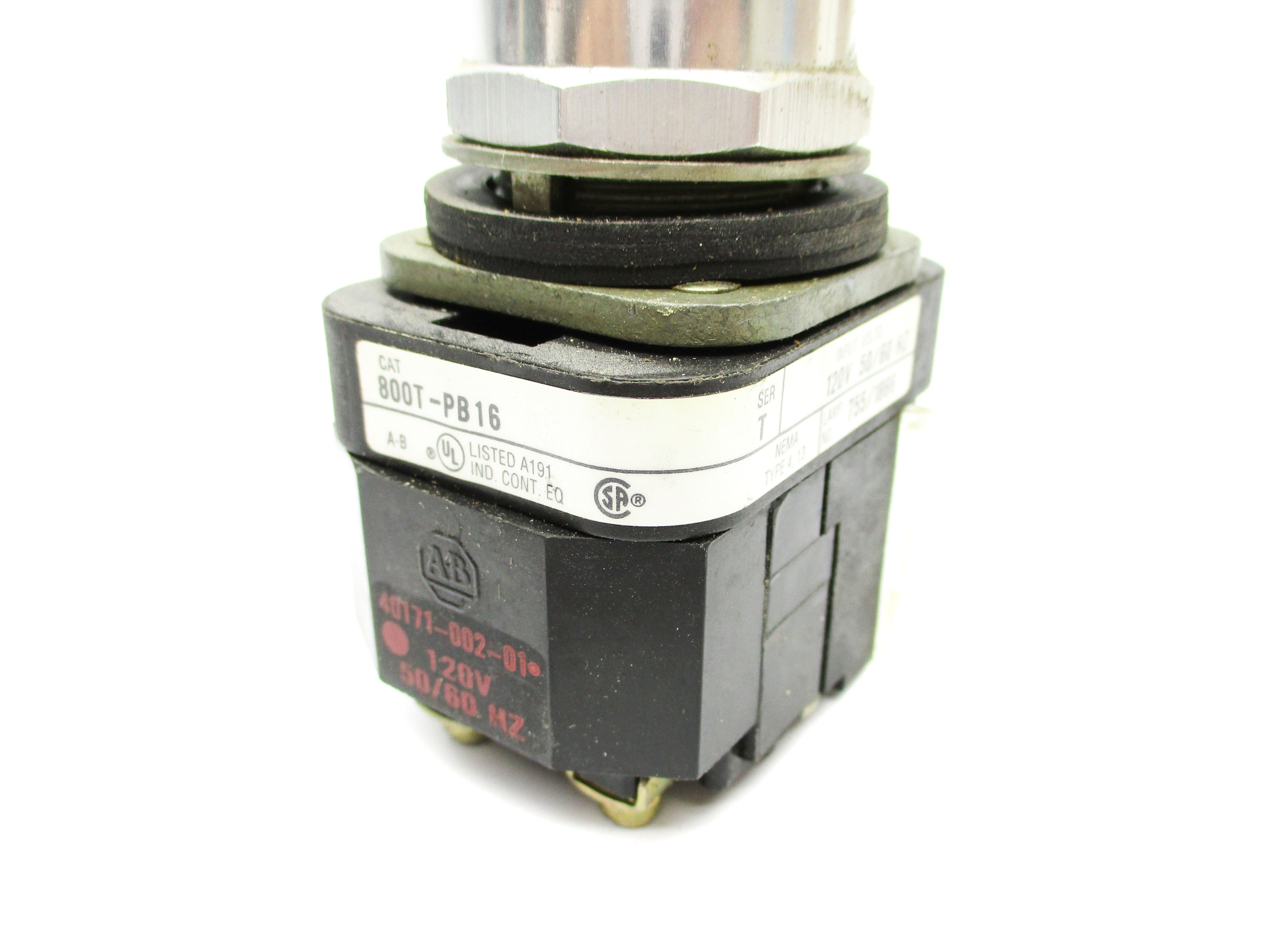 ALLEN BRADLEY 800T-PB16 SER. T UNMP