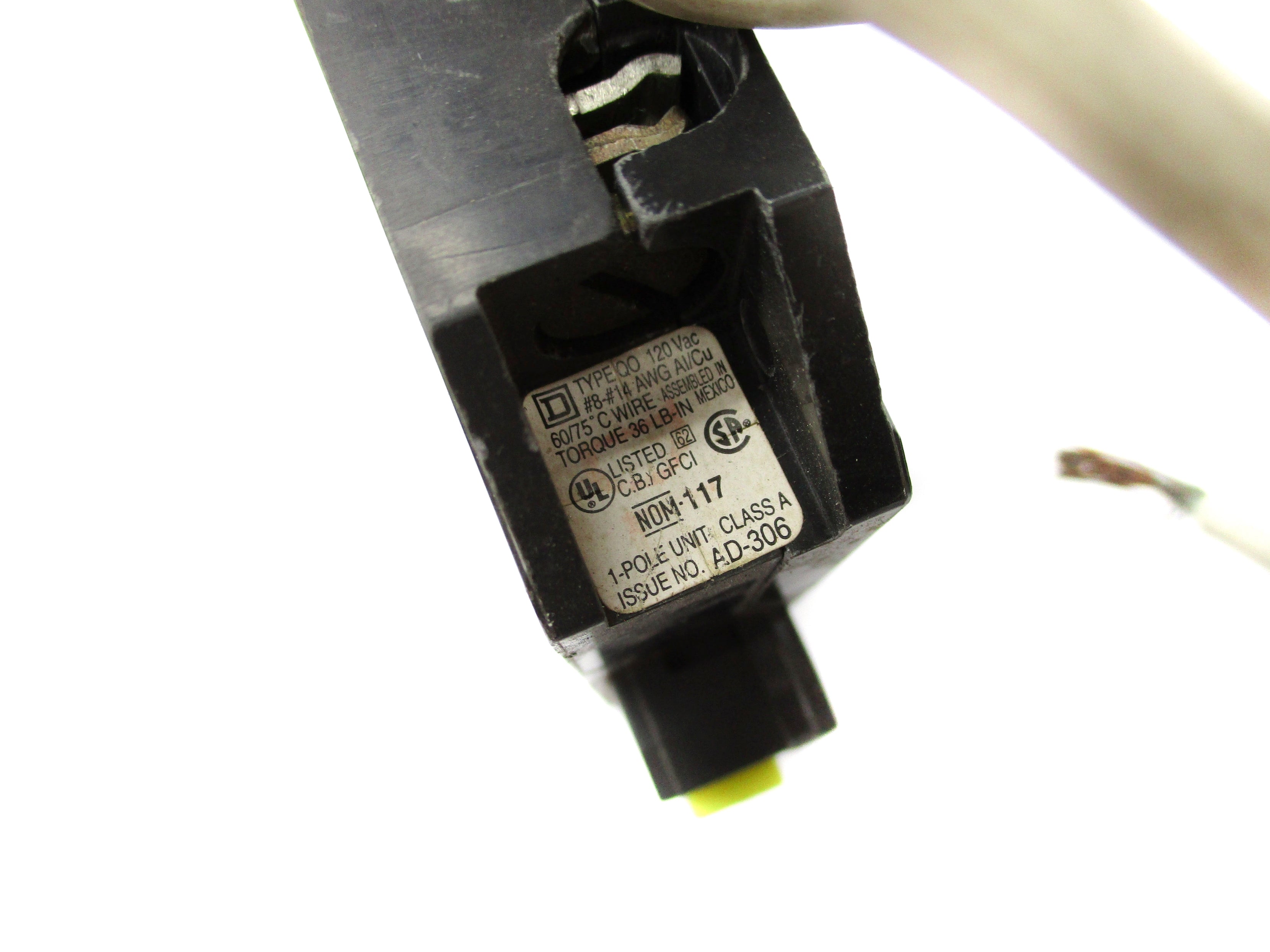 SQUARE D QO120GFI 20A 120/240V (AS PICTURED) NSNP