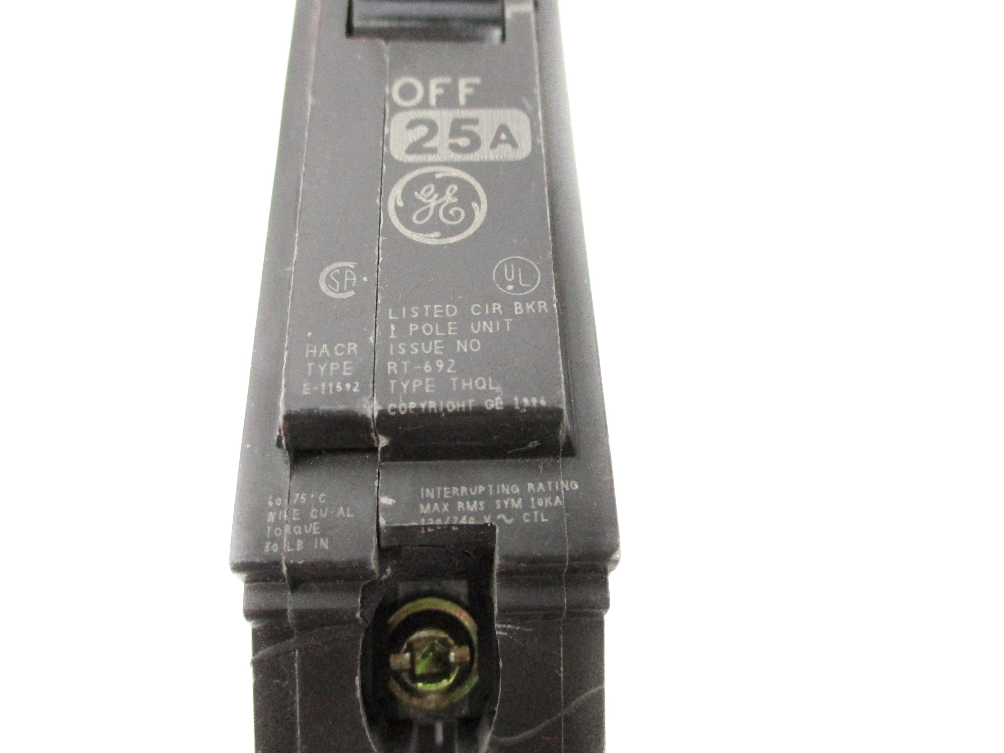 GENERAL ELECTRIC THQL125 25A 120/240V NSNP