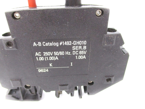 ALLEN BRADLEY 1492-GH010 SER. B 250VAC 1.00A UNMP
