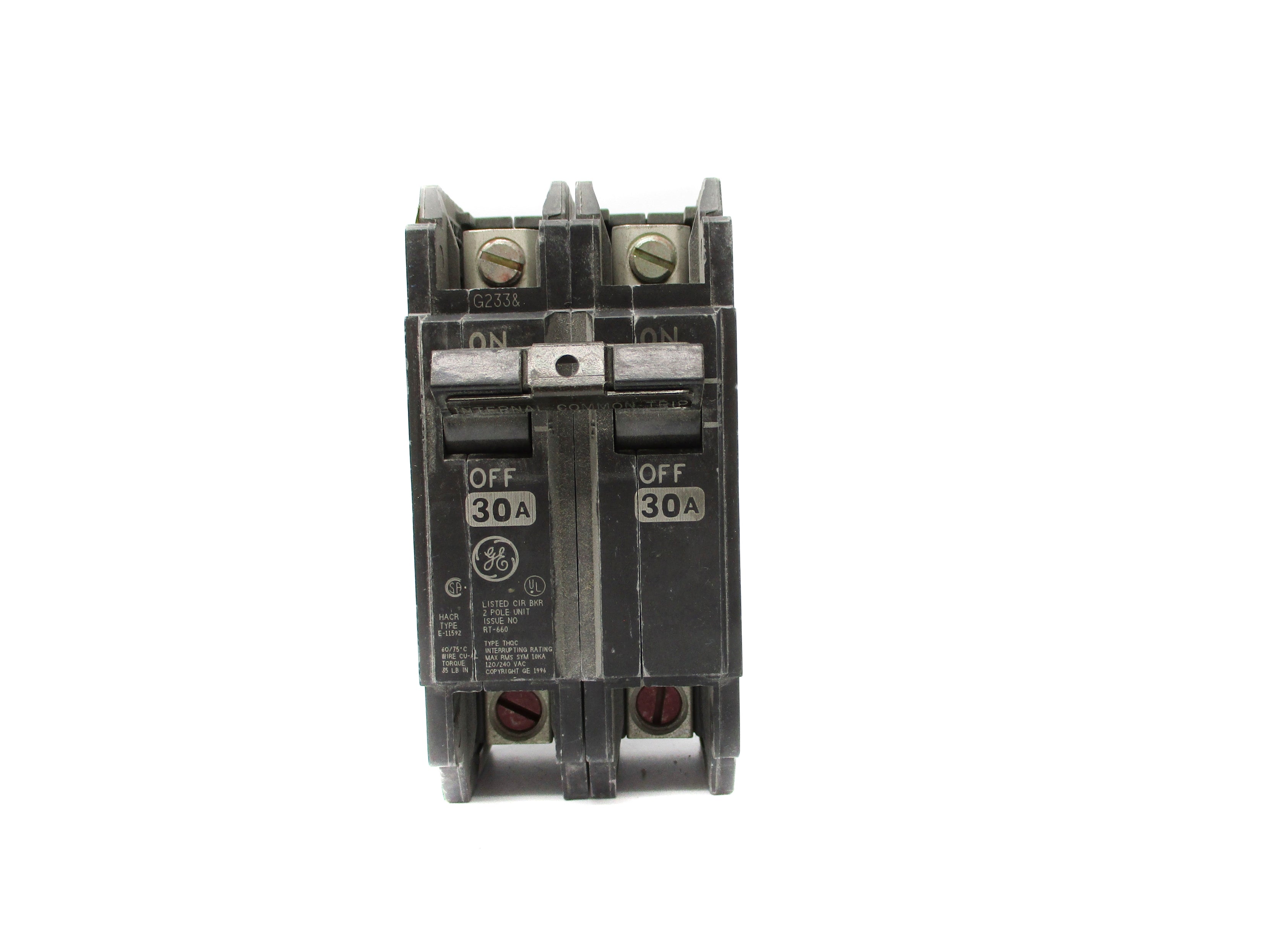 GENERAL ELECTRIC THQC230 30A 120/240VAC UNMP