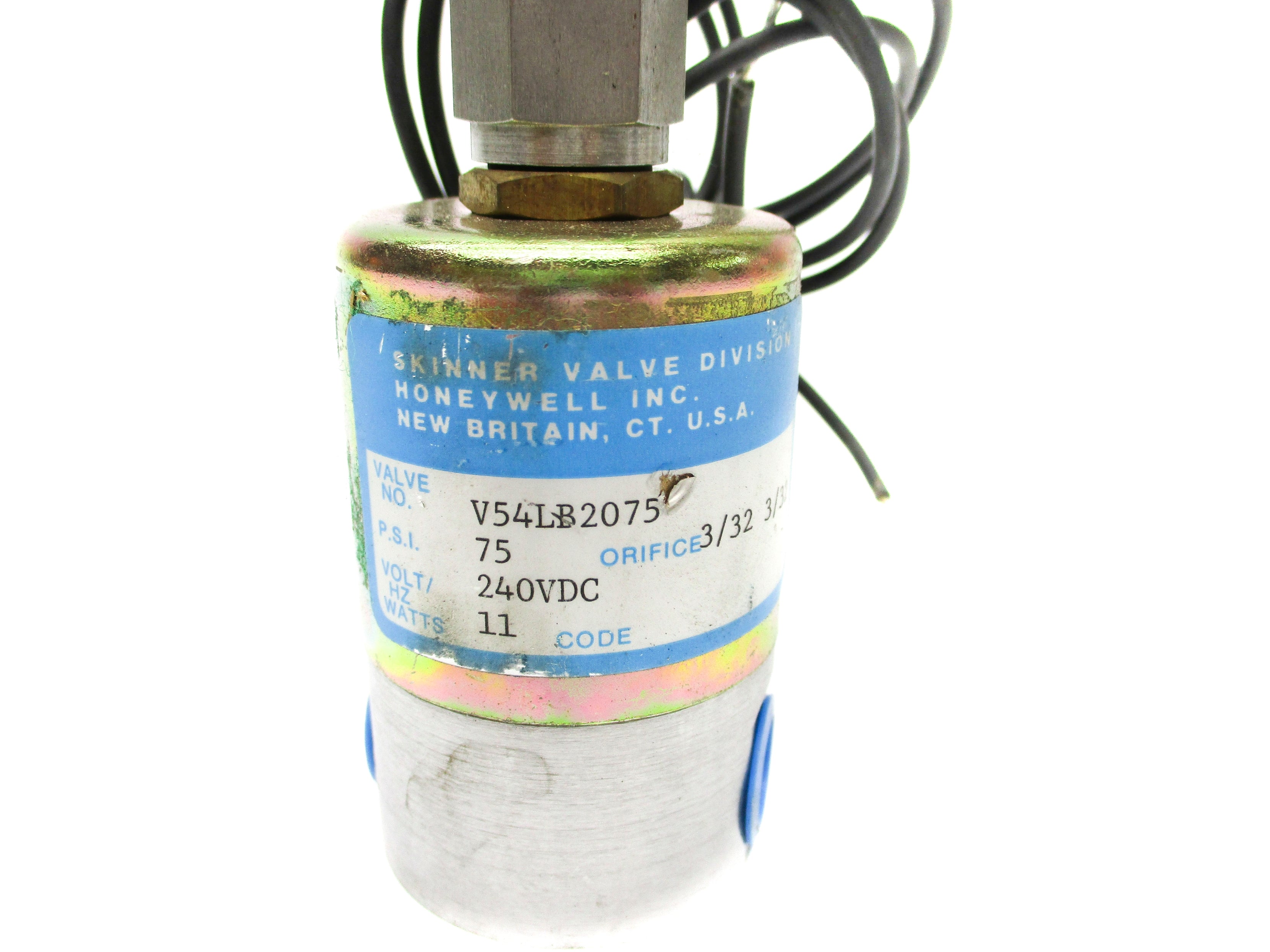 HONEYWELL V54LB2075 240VDC 75PSI NSNP