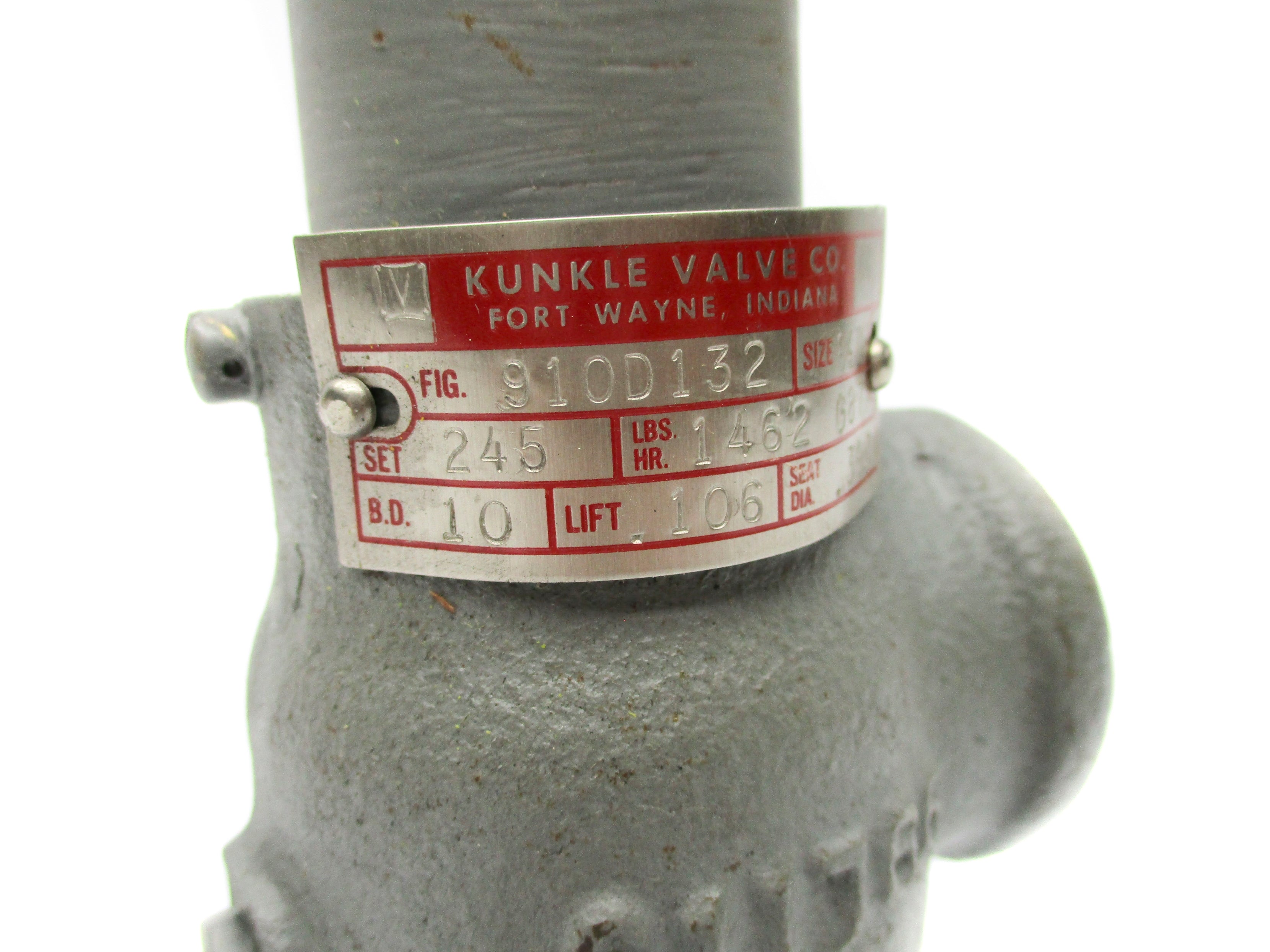 KUNKLE VALVE 910D132 NSNP