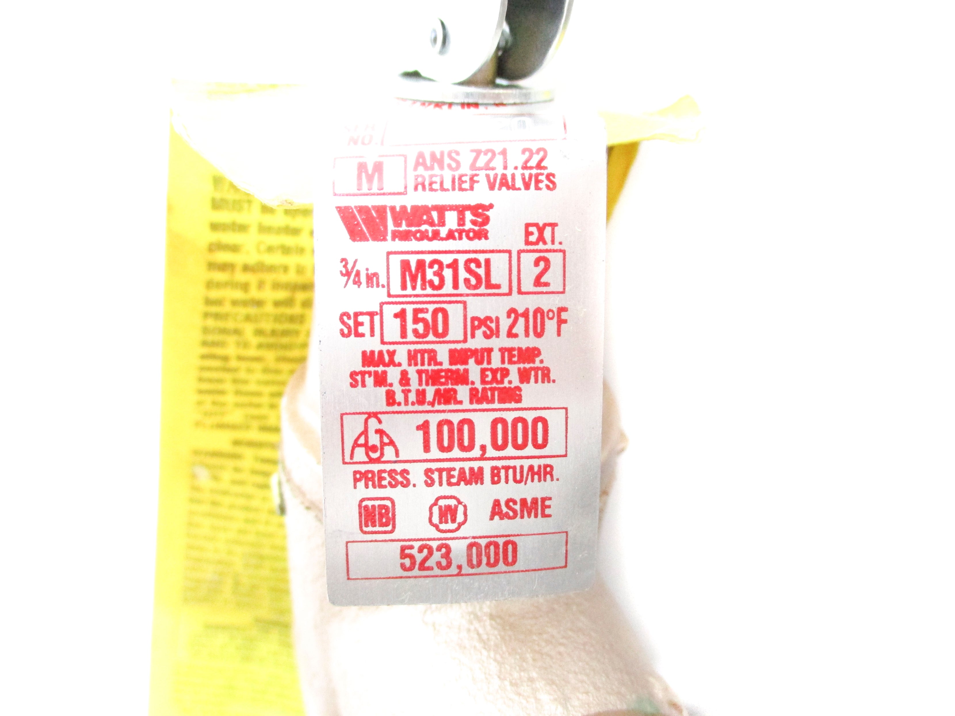 WATTS REGULATOR M31SL 150PSI NSNP
