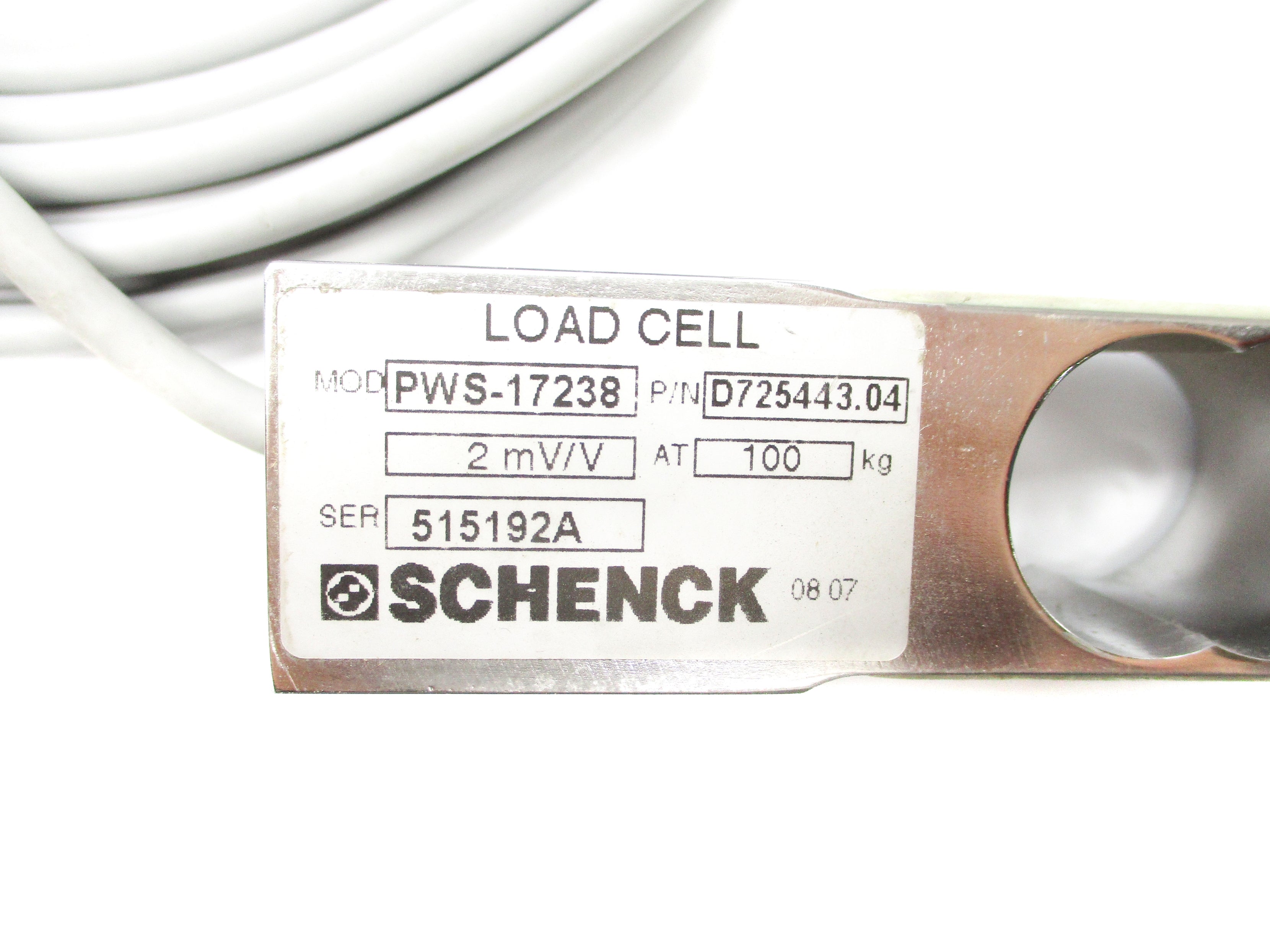 SCHENCK PWS-17238 D725443.04 NSNP