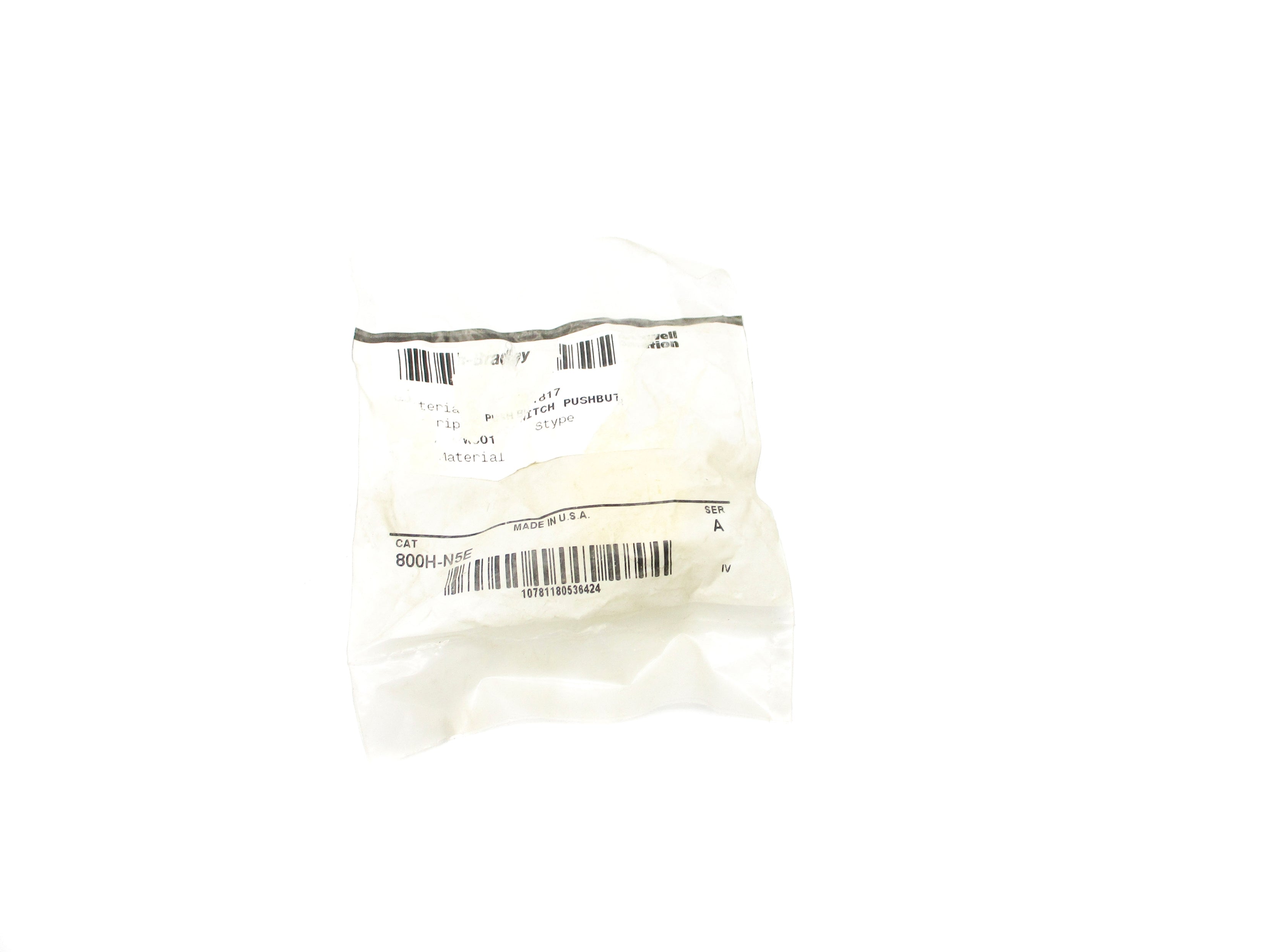 ALLEN BRADLEY 800H-N5E SER. A NSMP