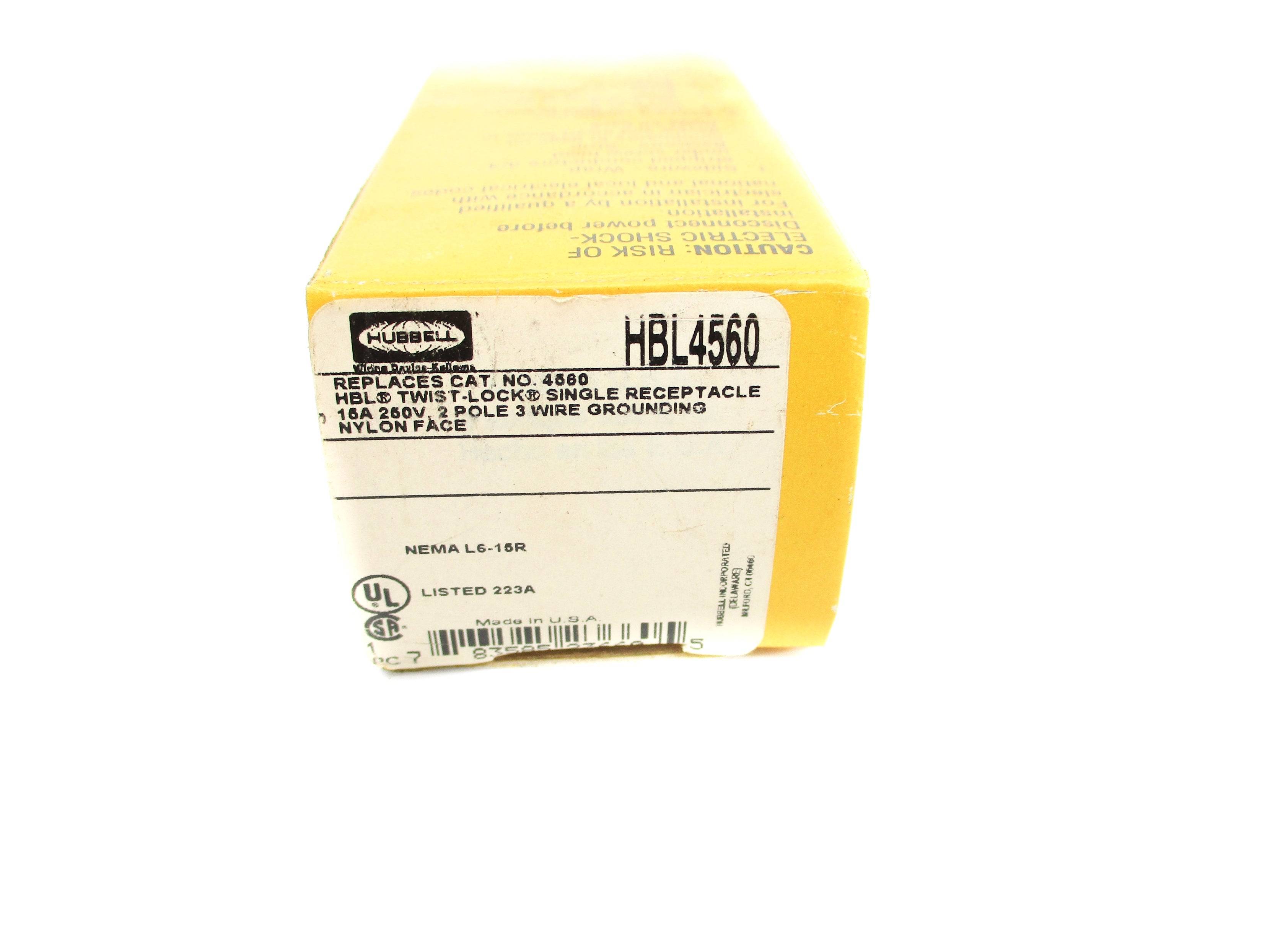 HUBBELL HBL4560 250V 15A NSMP
