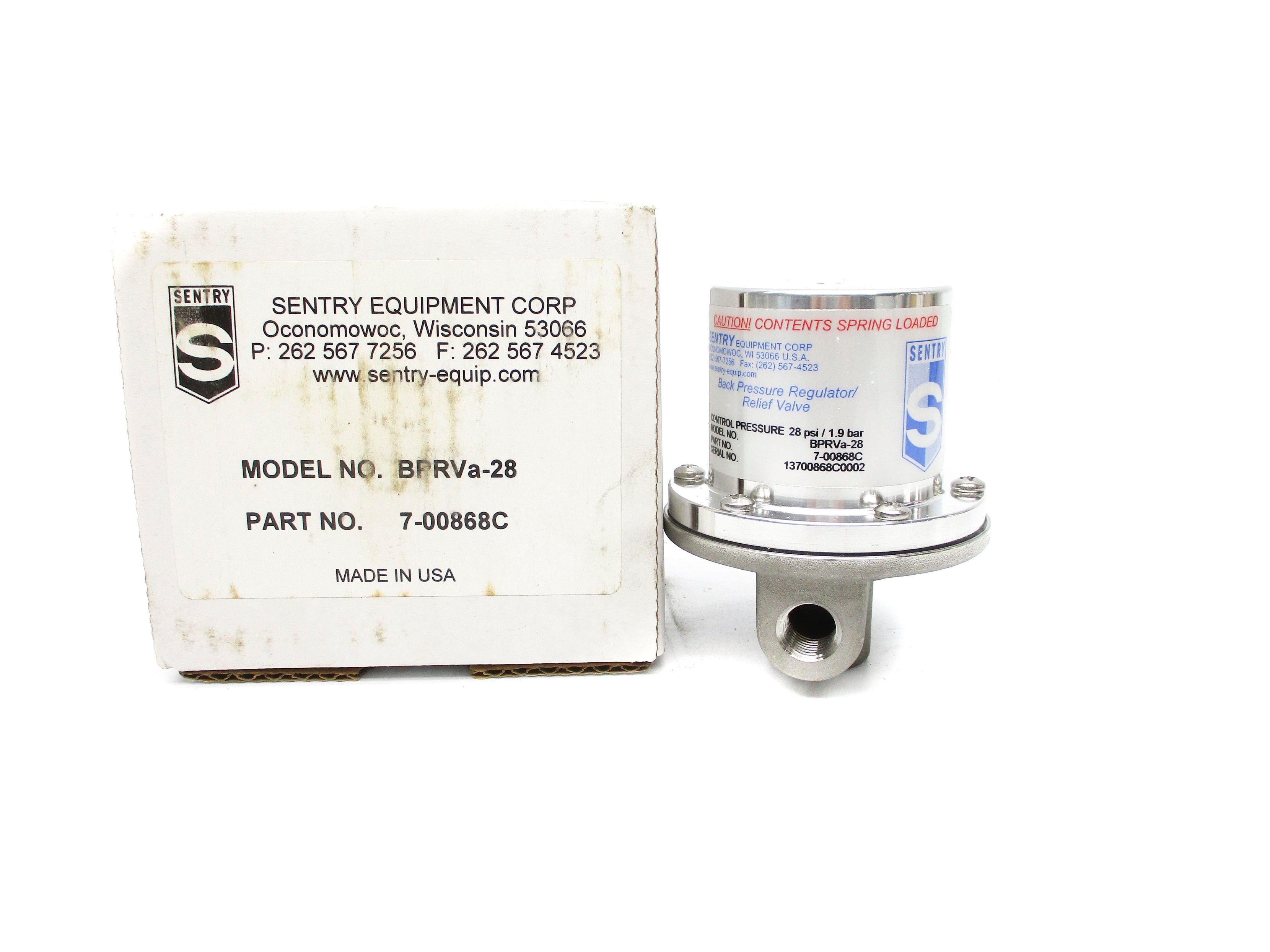 SENTRY 7-00868C BPRVa-28 NSMP