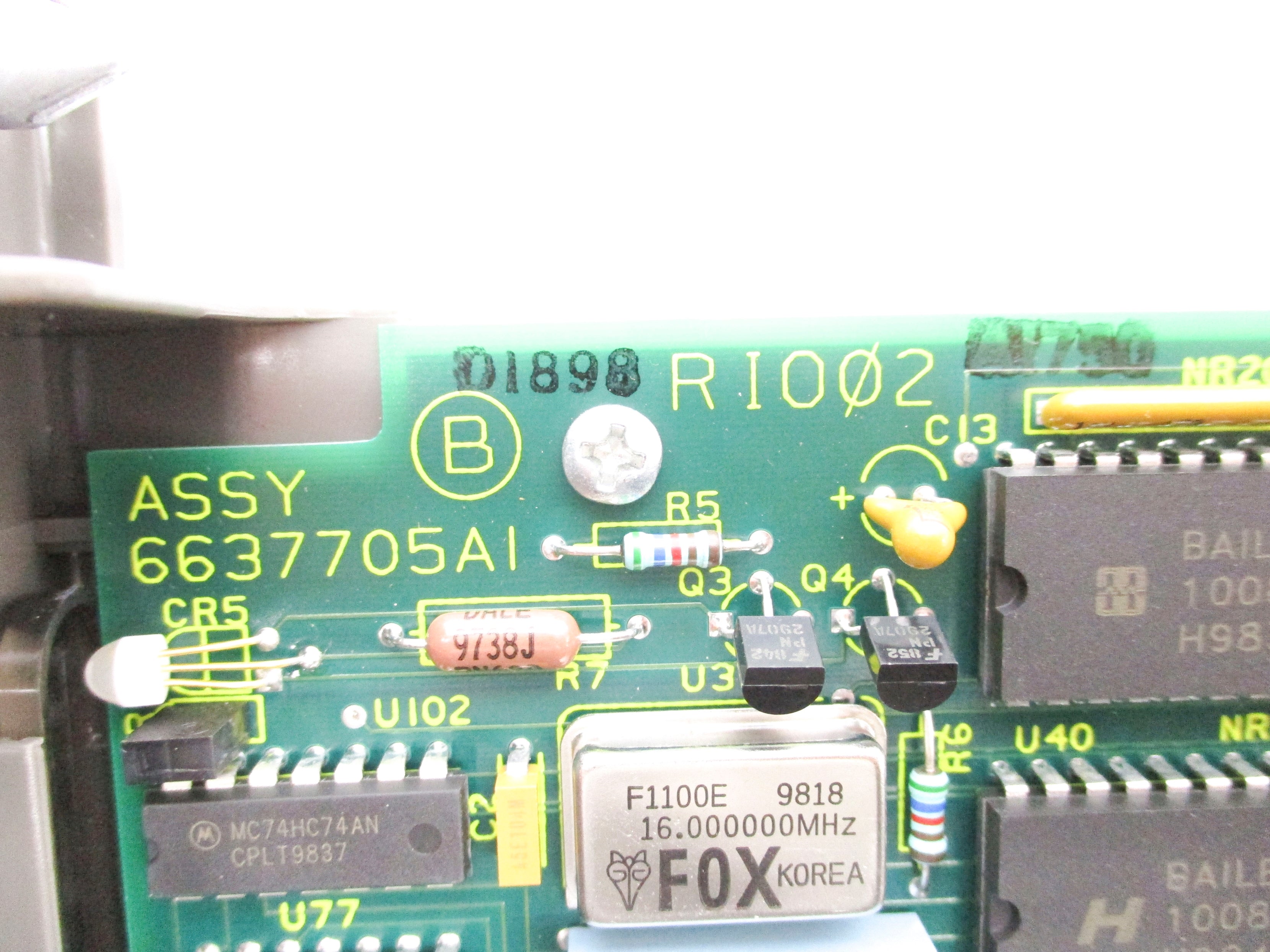 BAILEY CONTROLS IMRI002 UNMP