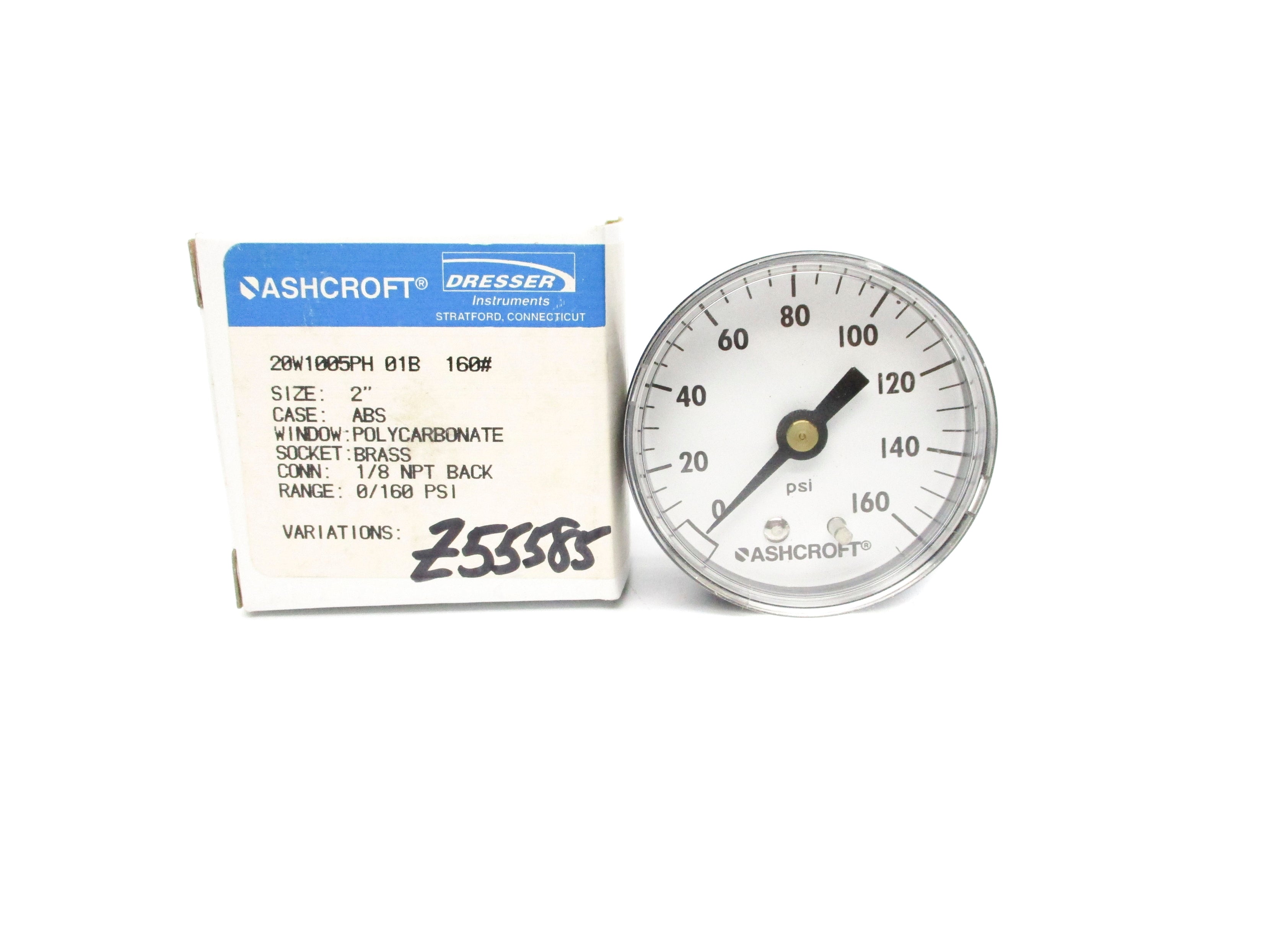ASHCROFT 20W1005PH01B160# 160PSI NSMP
