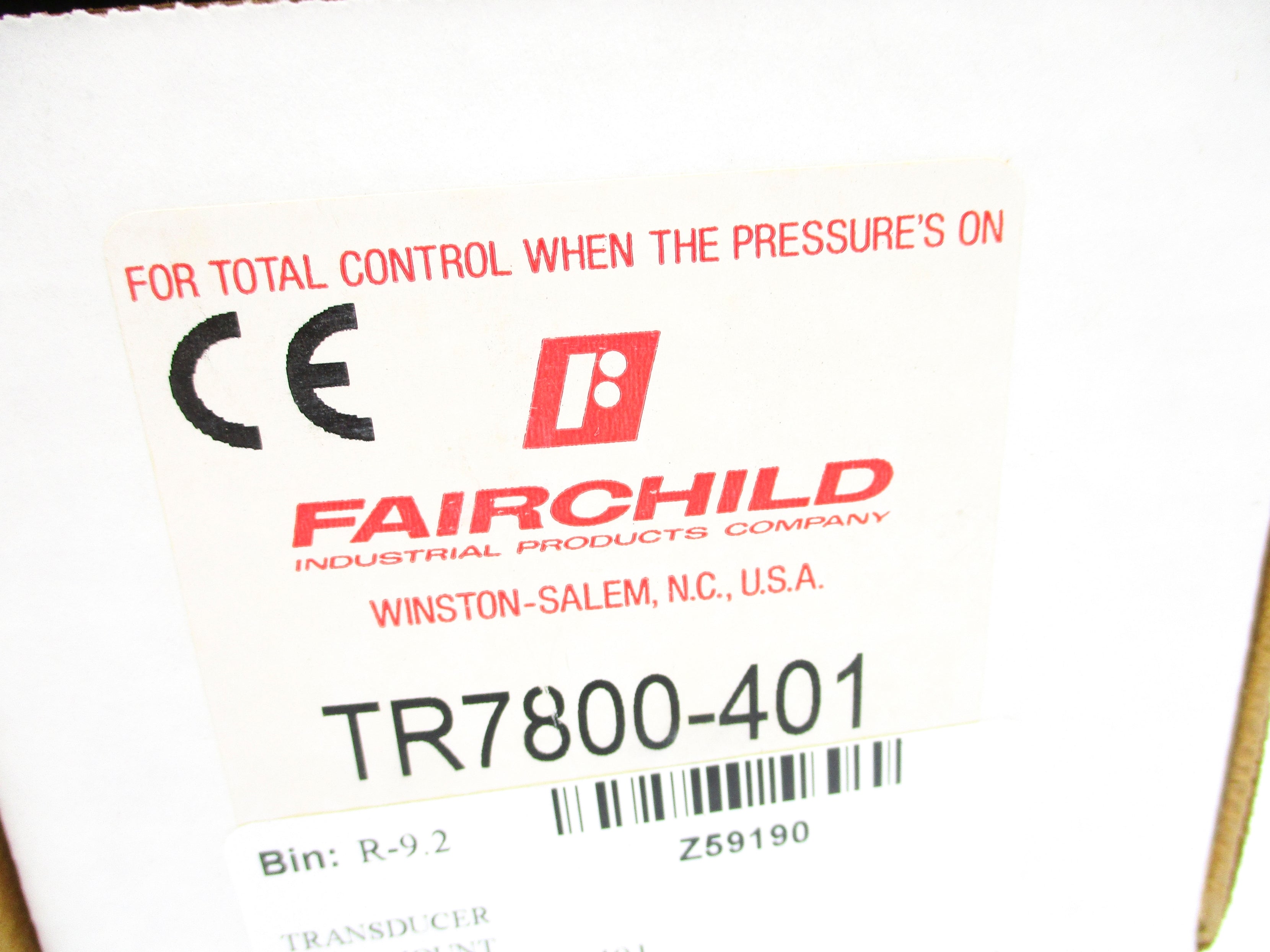FAIRCHILD TR7800-401 3-15PSIG NSMP