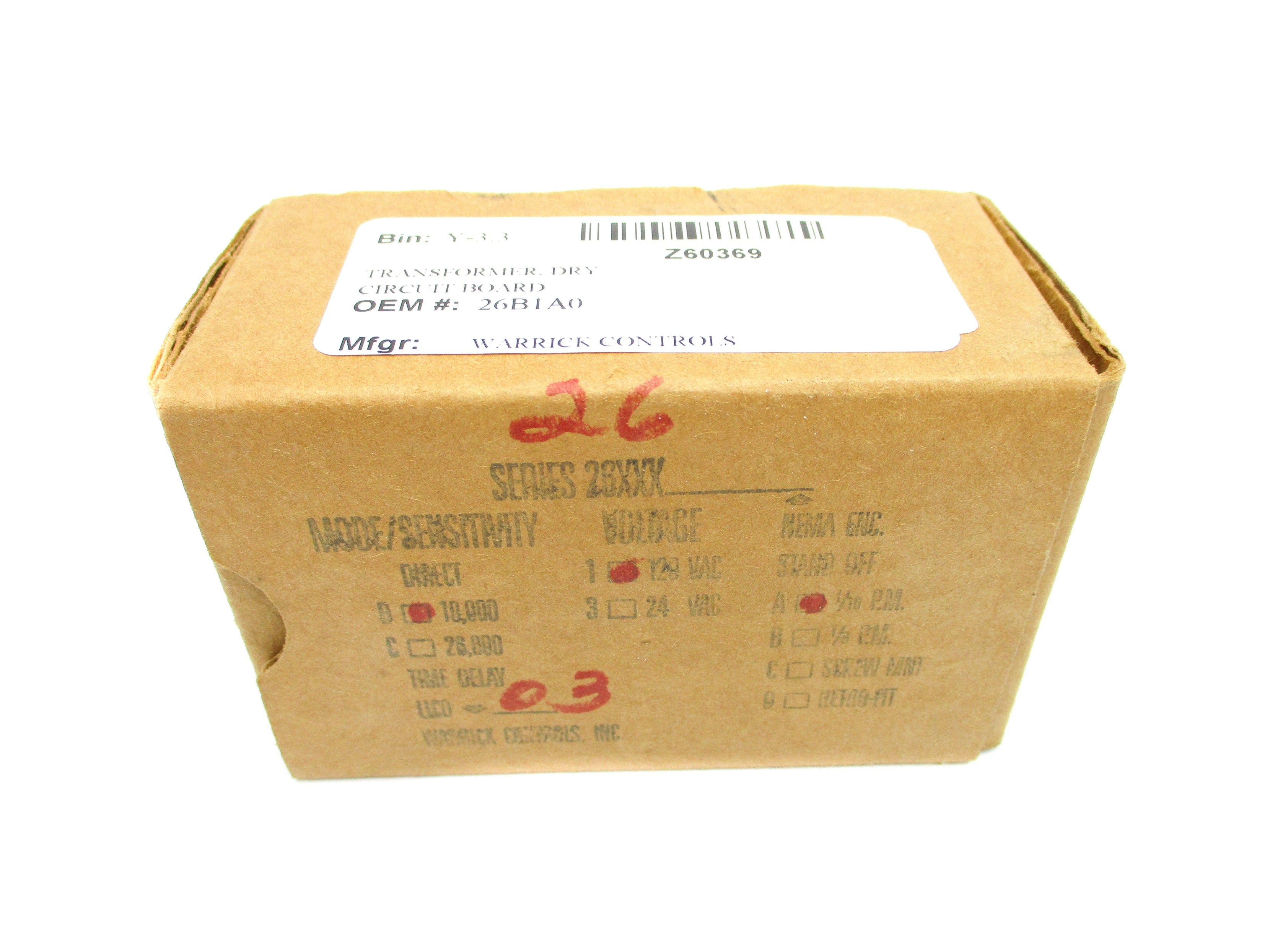 WARRICK CONTROLS 26B1A0 NSMP