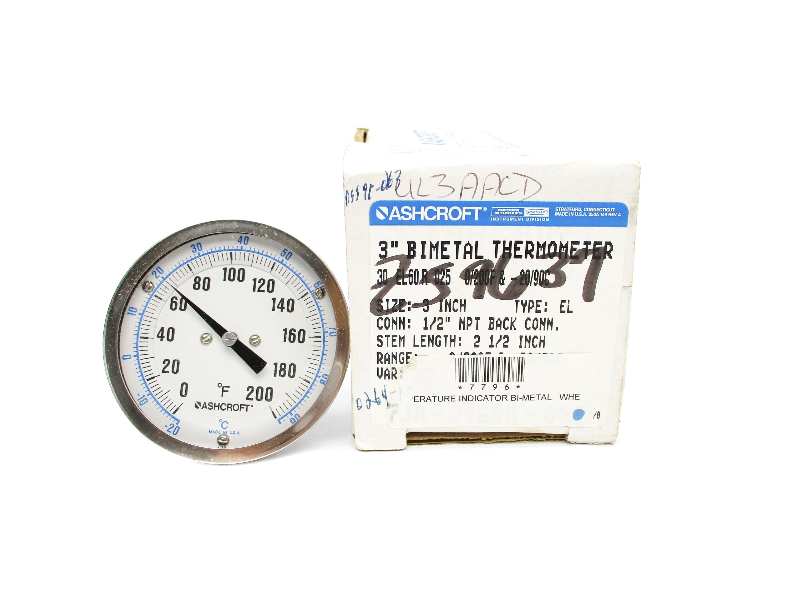 ASHCROFT 30EL60R0250/200F NSMP