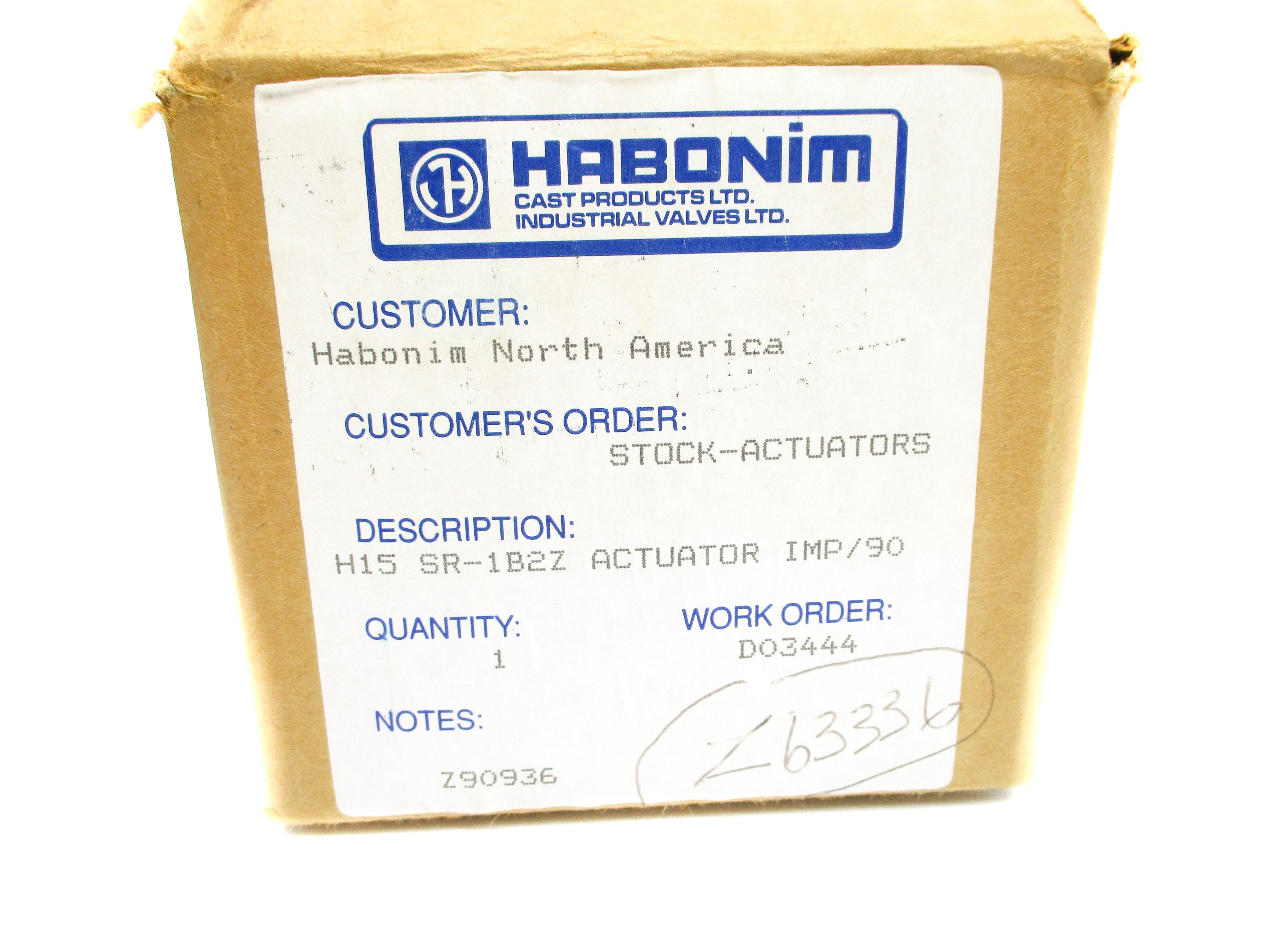 HABONIM H15SR-1B2Z NSMP