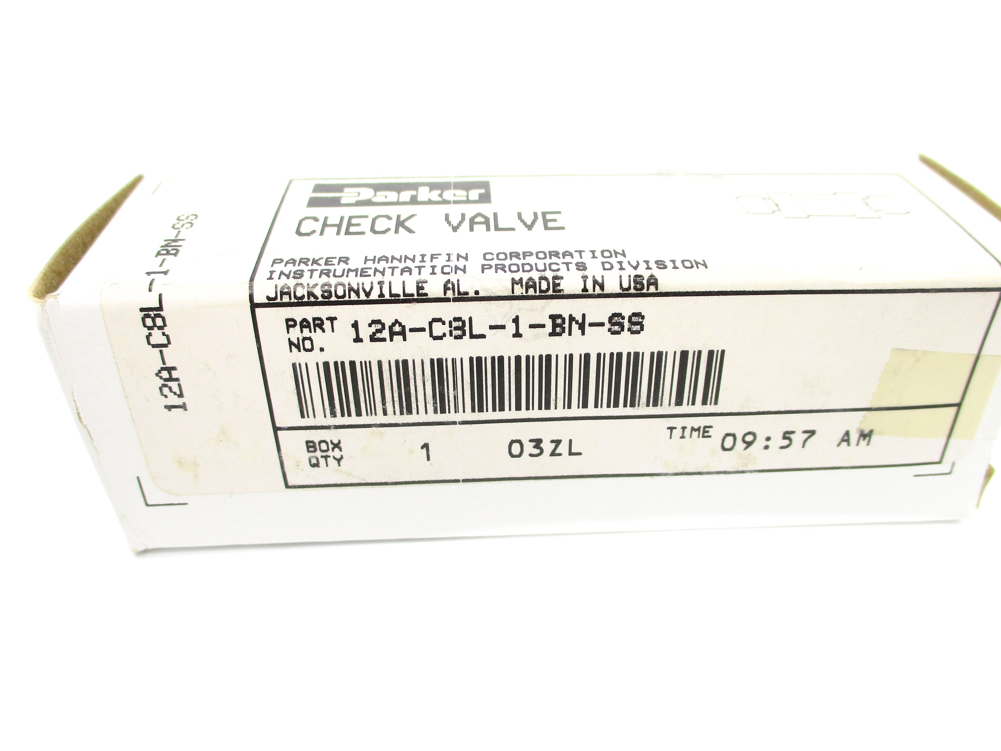 PARKER 12A-C8L-1-BN-SS NSMP