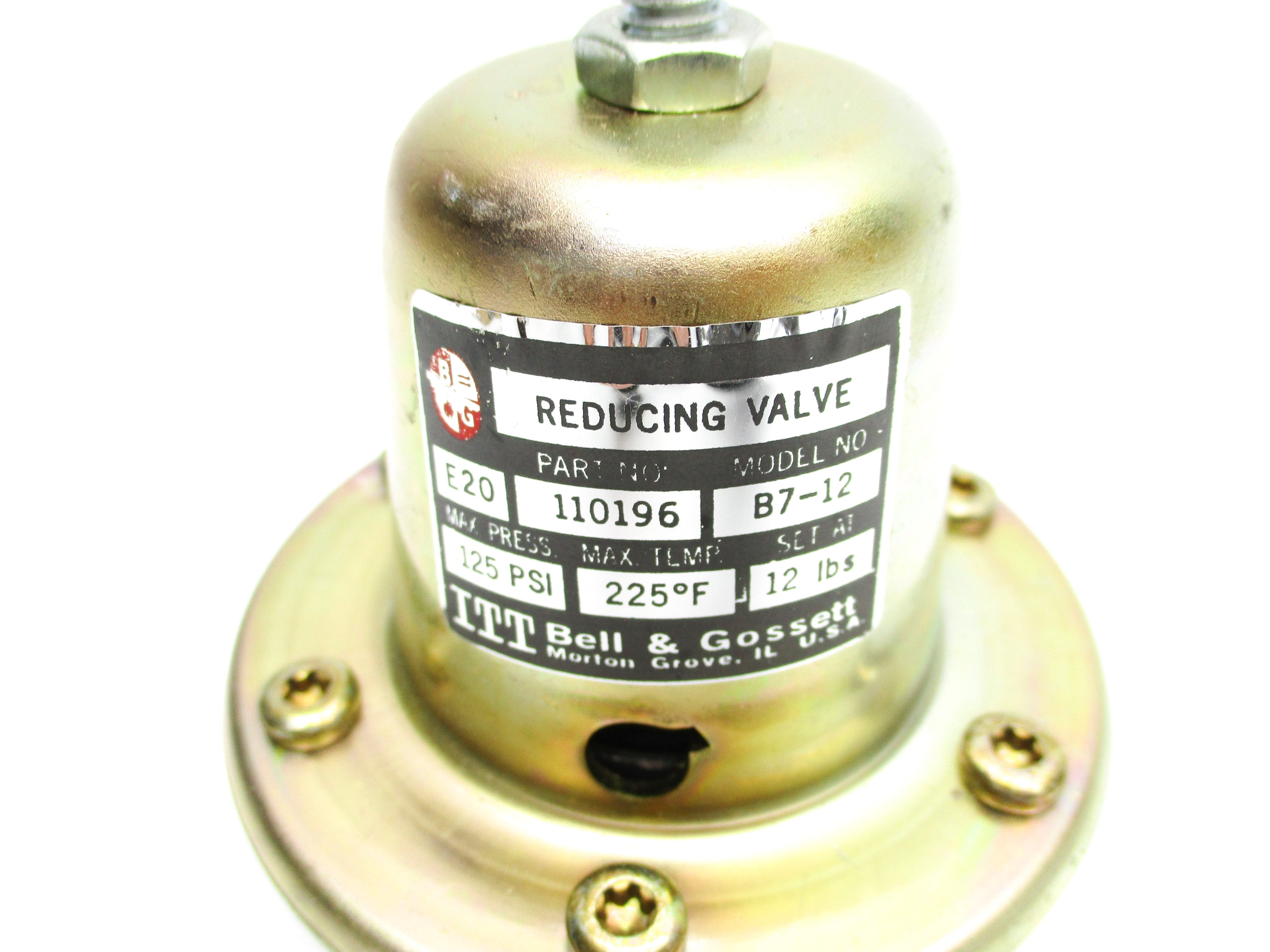 BELL & GOSSETT 110196 125PSI NSNP