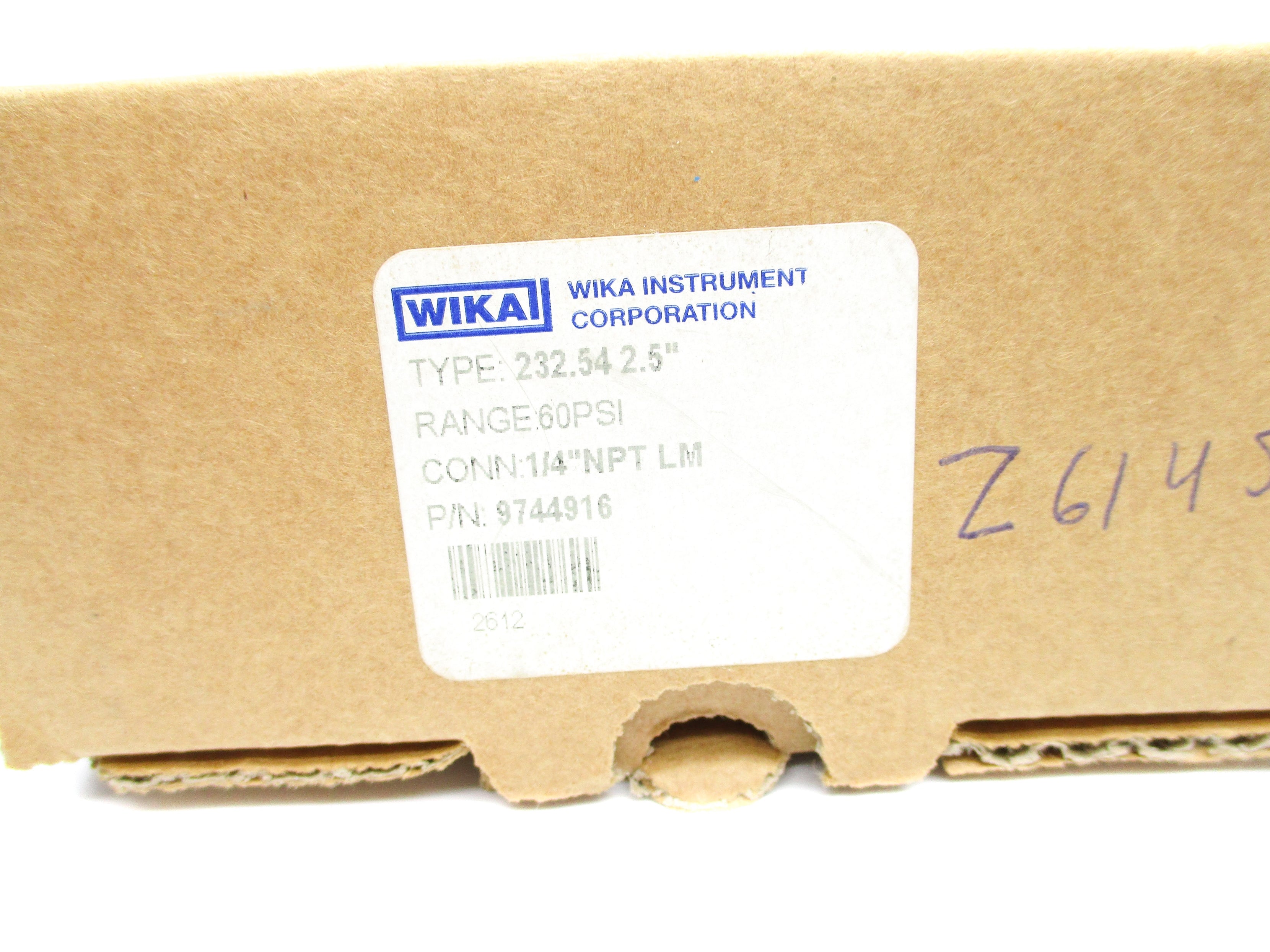 WIKA 9744916 60PSI NSMP