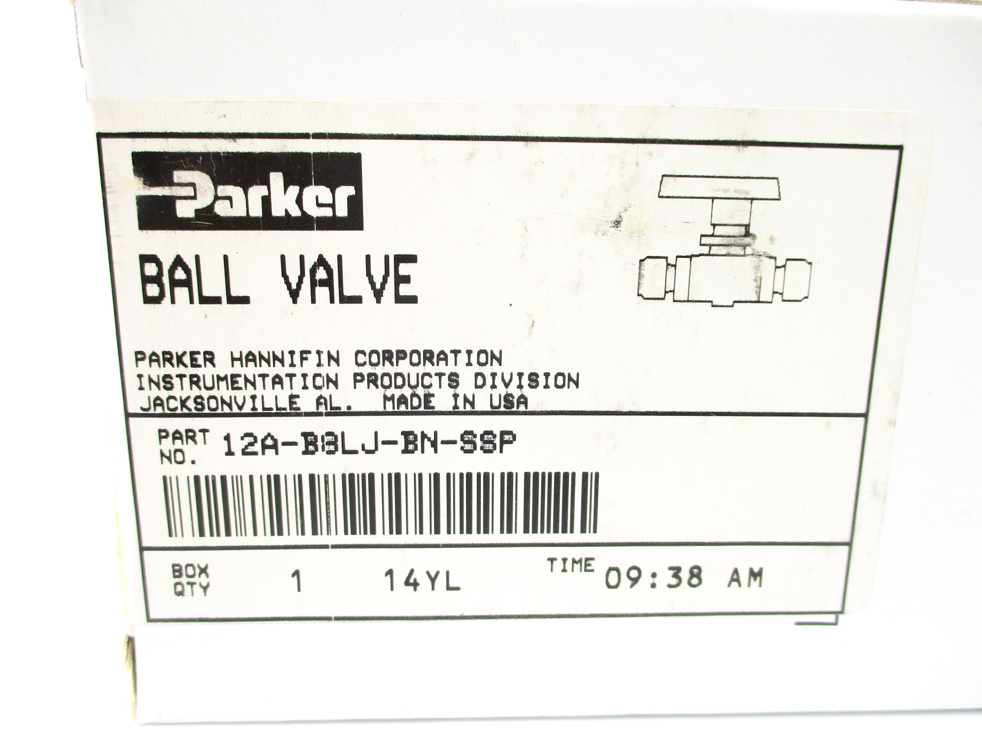 PARKER 12A-B8LJ-BN-SSP NSMP
