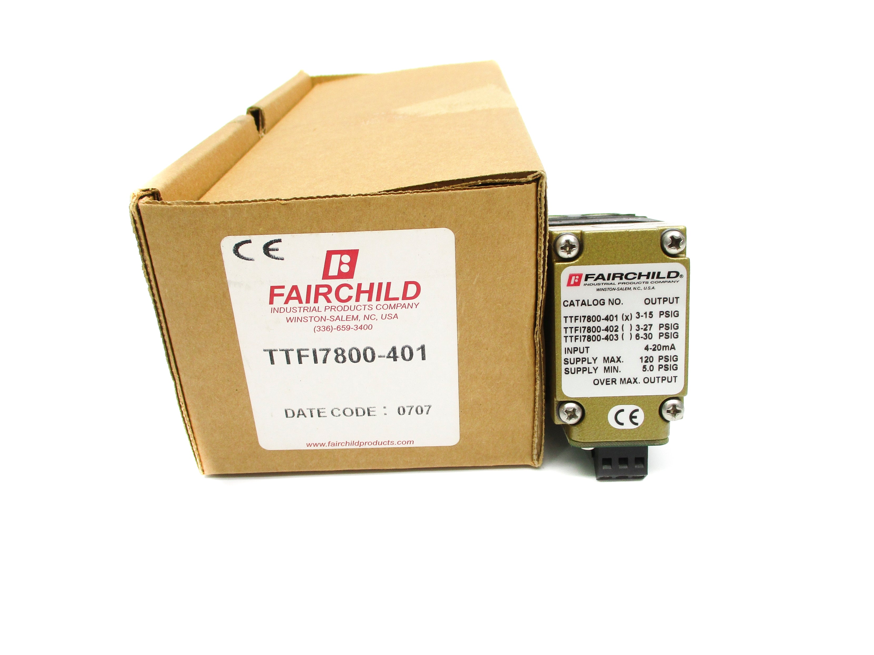 FAIRCHILD TTFI7800-401 15PSIG NSMP