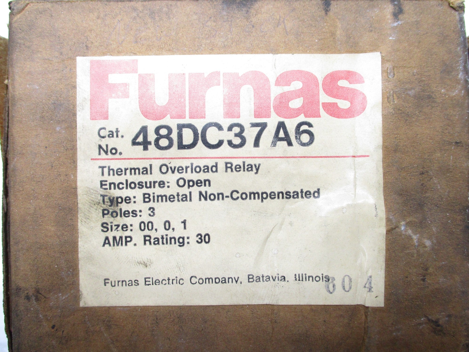 FURNAS 48DC37A6 30A NSMP