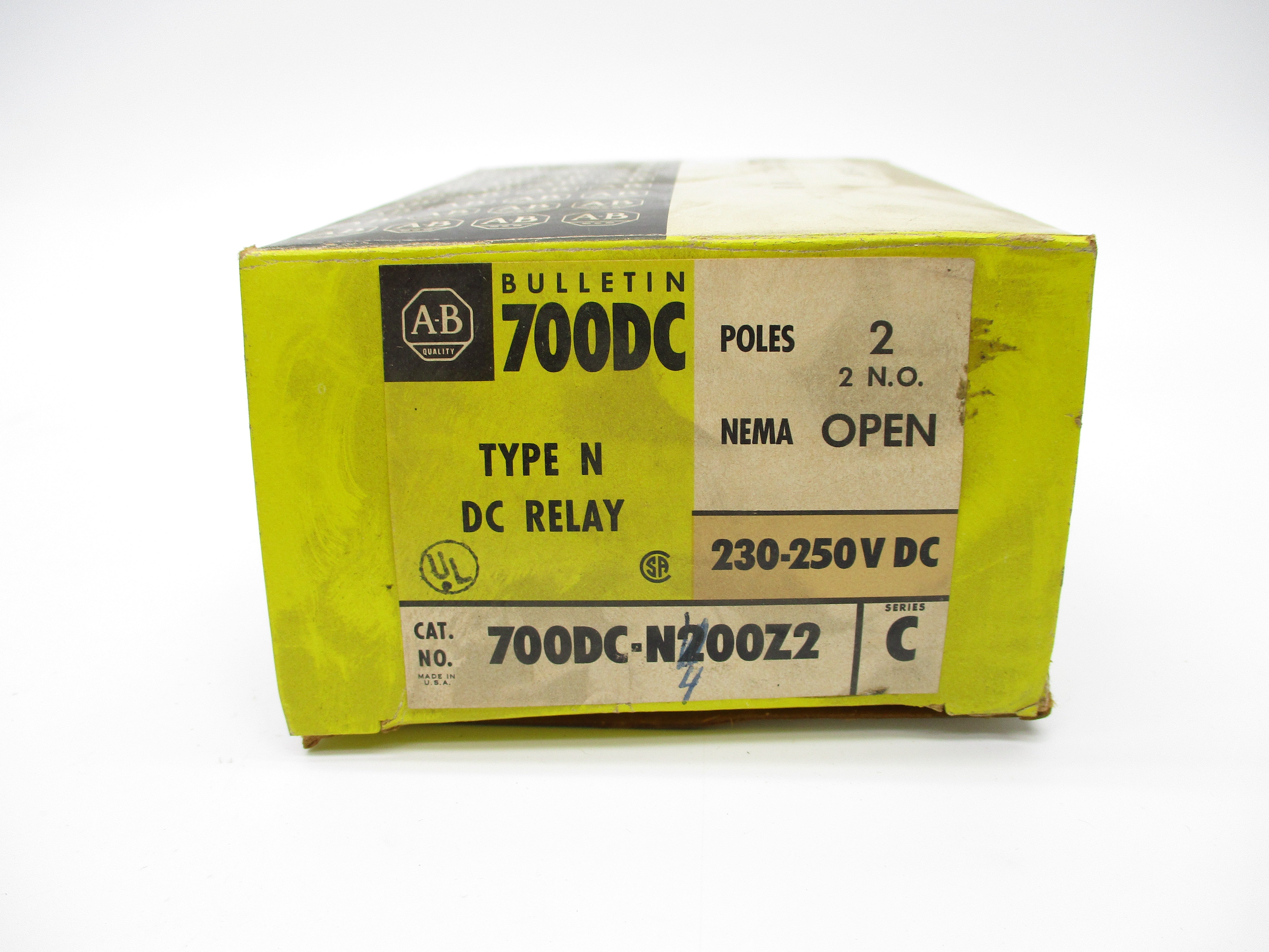 INDUSTRIAL SPARE PART 700DC-N200Z2 SER. C 230-250VDC (BK/YL) NSMP