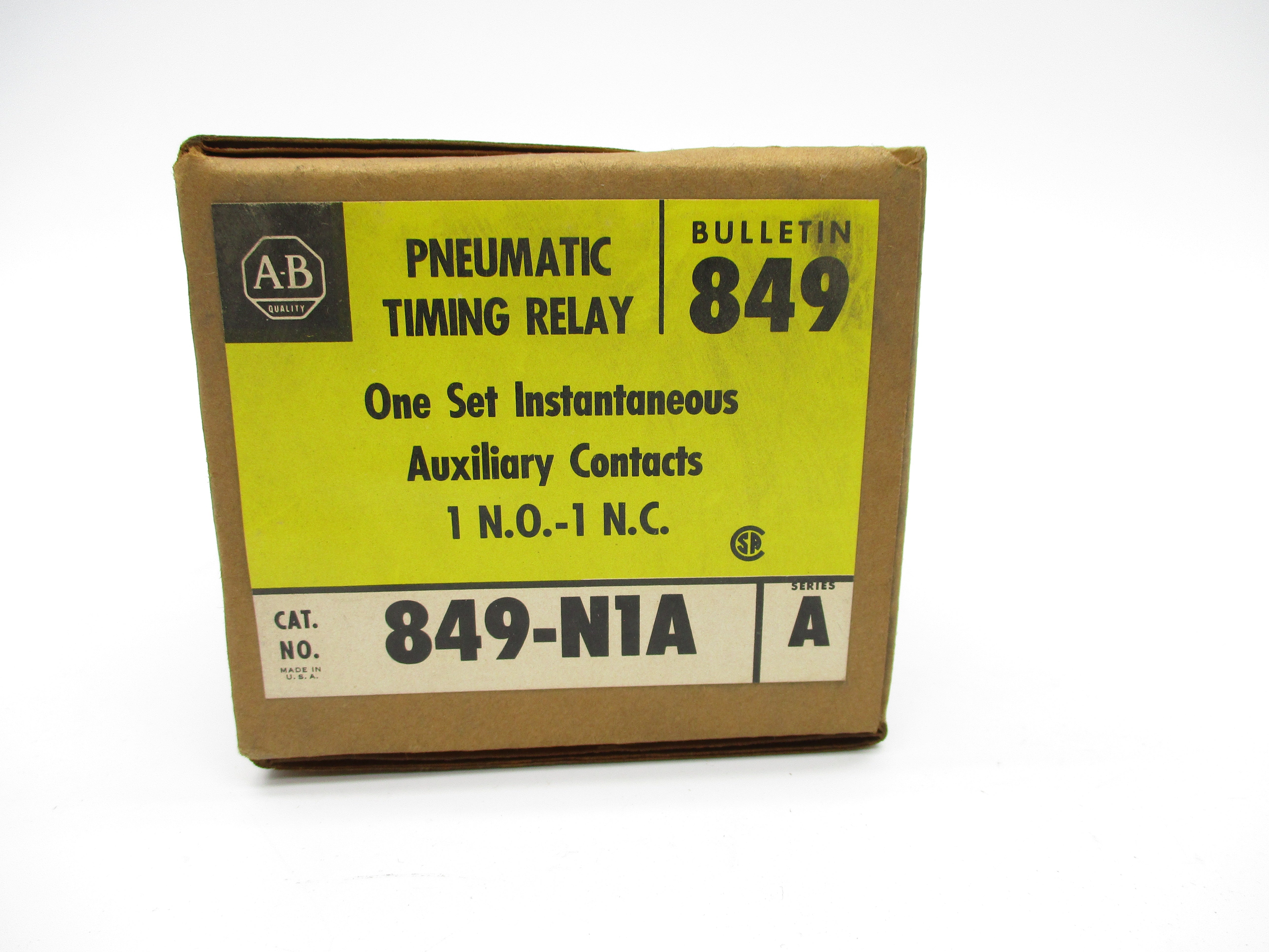 INDUSTRIAL SPARE PART 849-N1A SER. A (BR/YL) NSMP