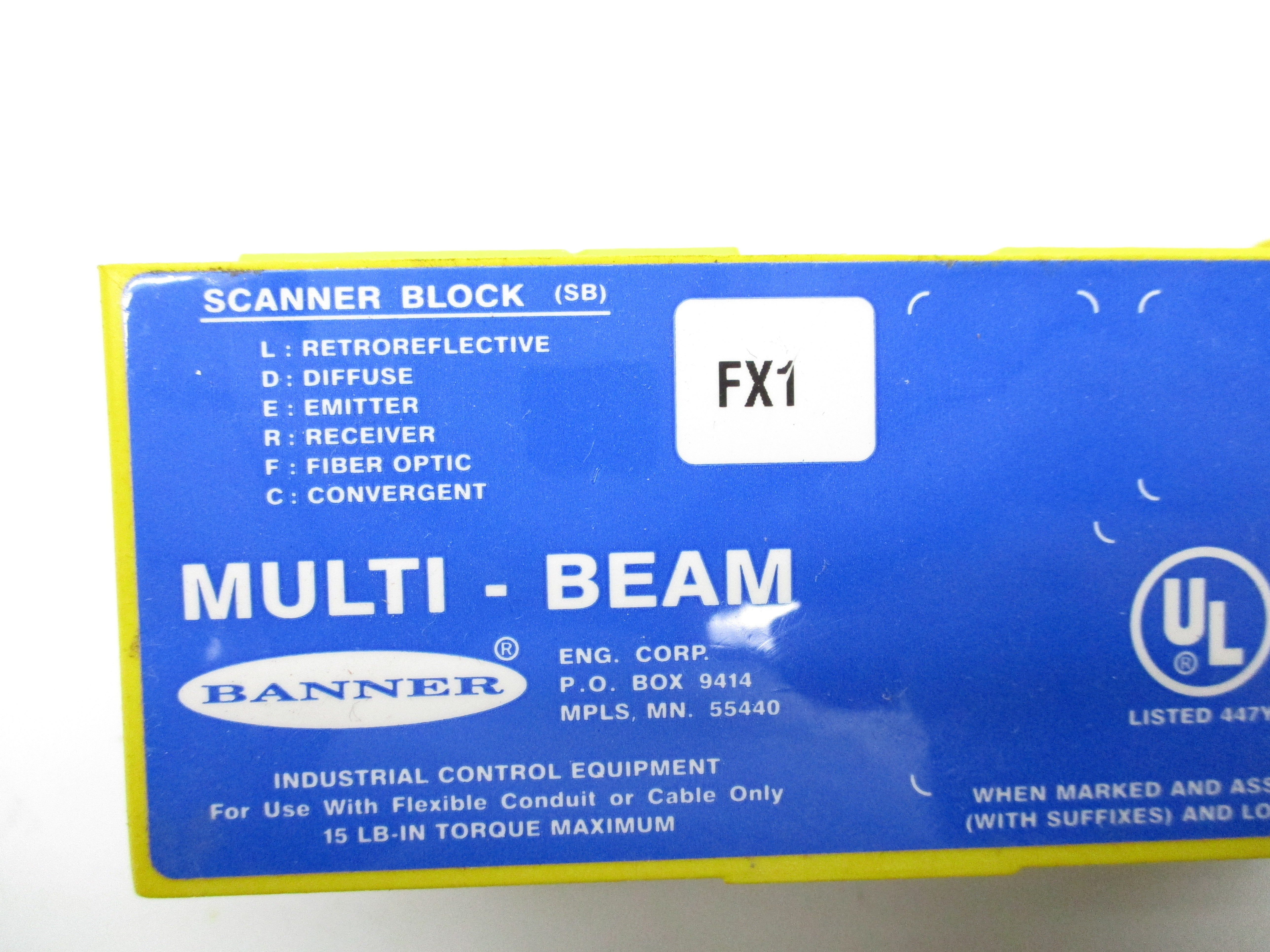 BANNER ENGINEERING FX1 NSNP