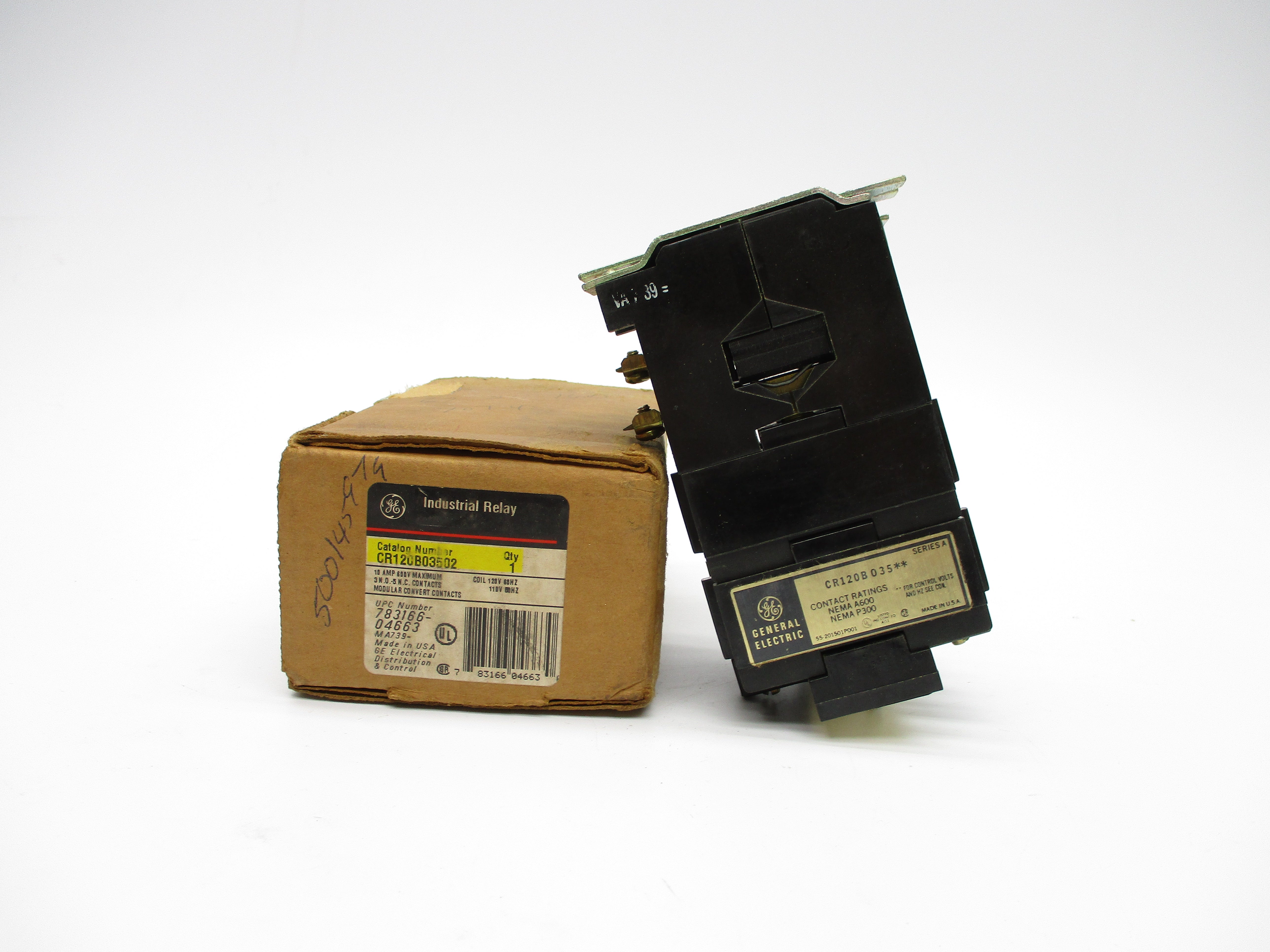 GENERAL ELECTRIC CR120B03502 10A 110/120V NSMP