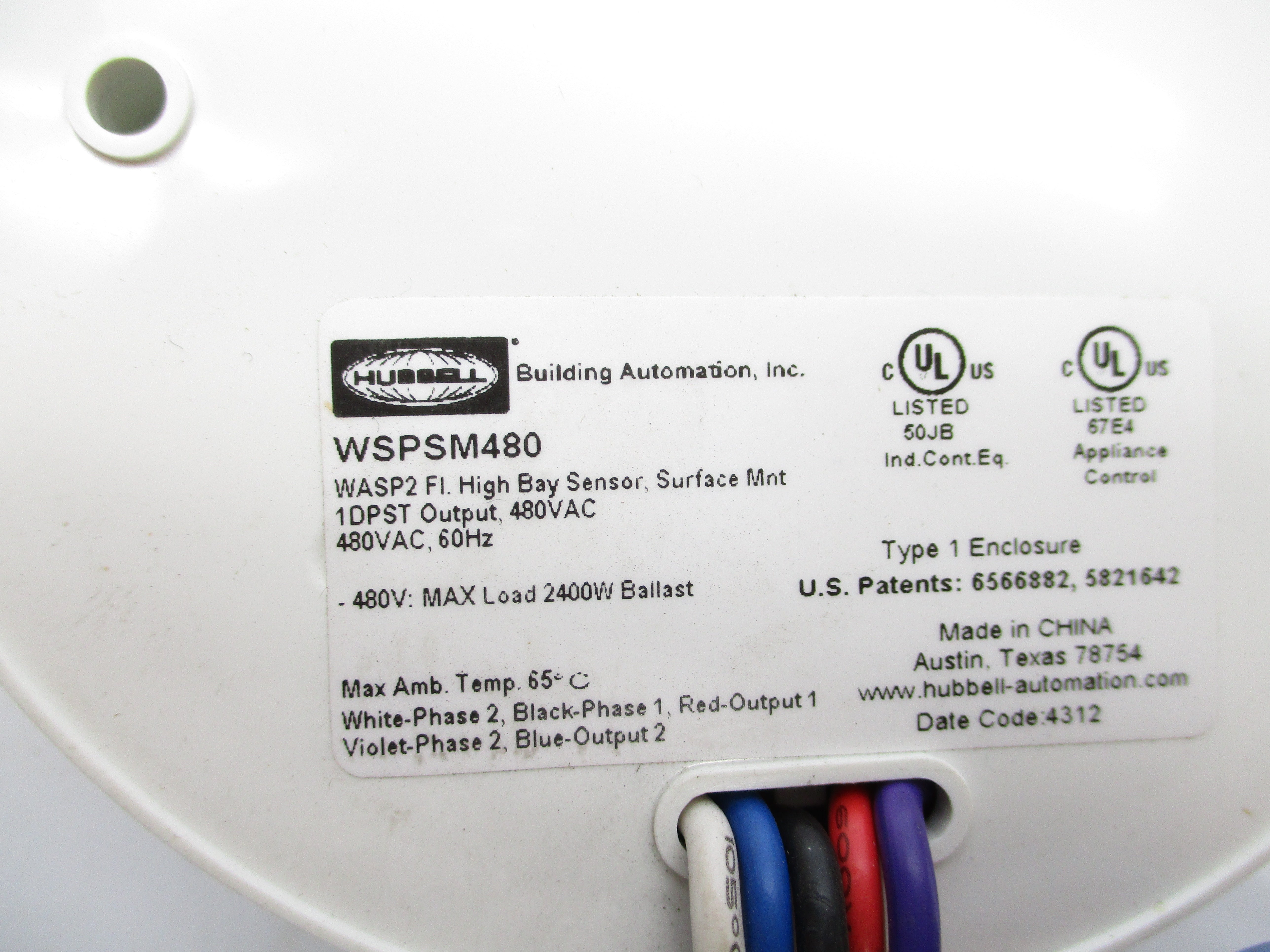HUBBELL WSPSM480 NSNP