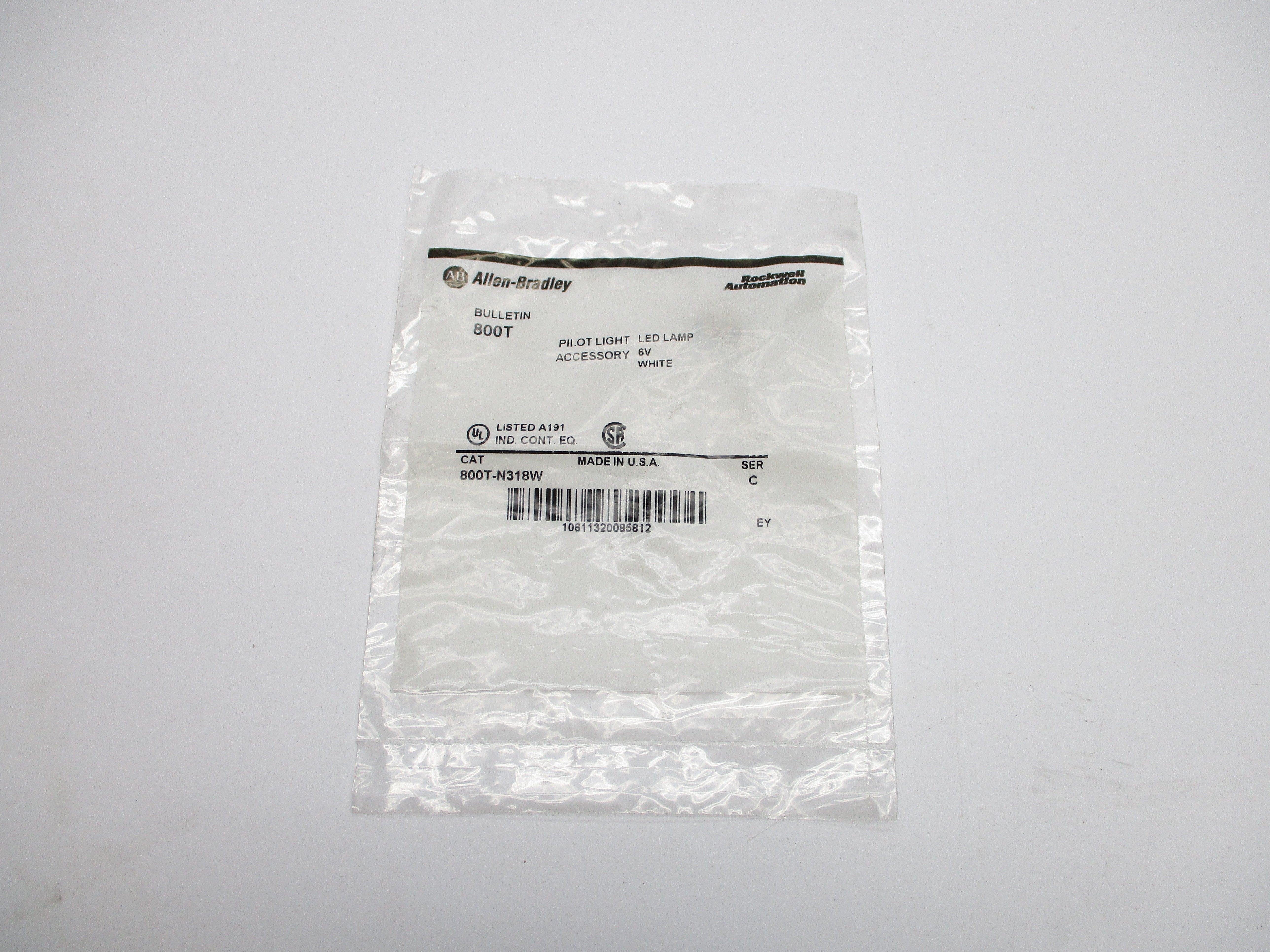 ALLEN BRADLEY 800T-N318W SER. C NSMP