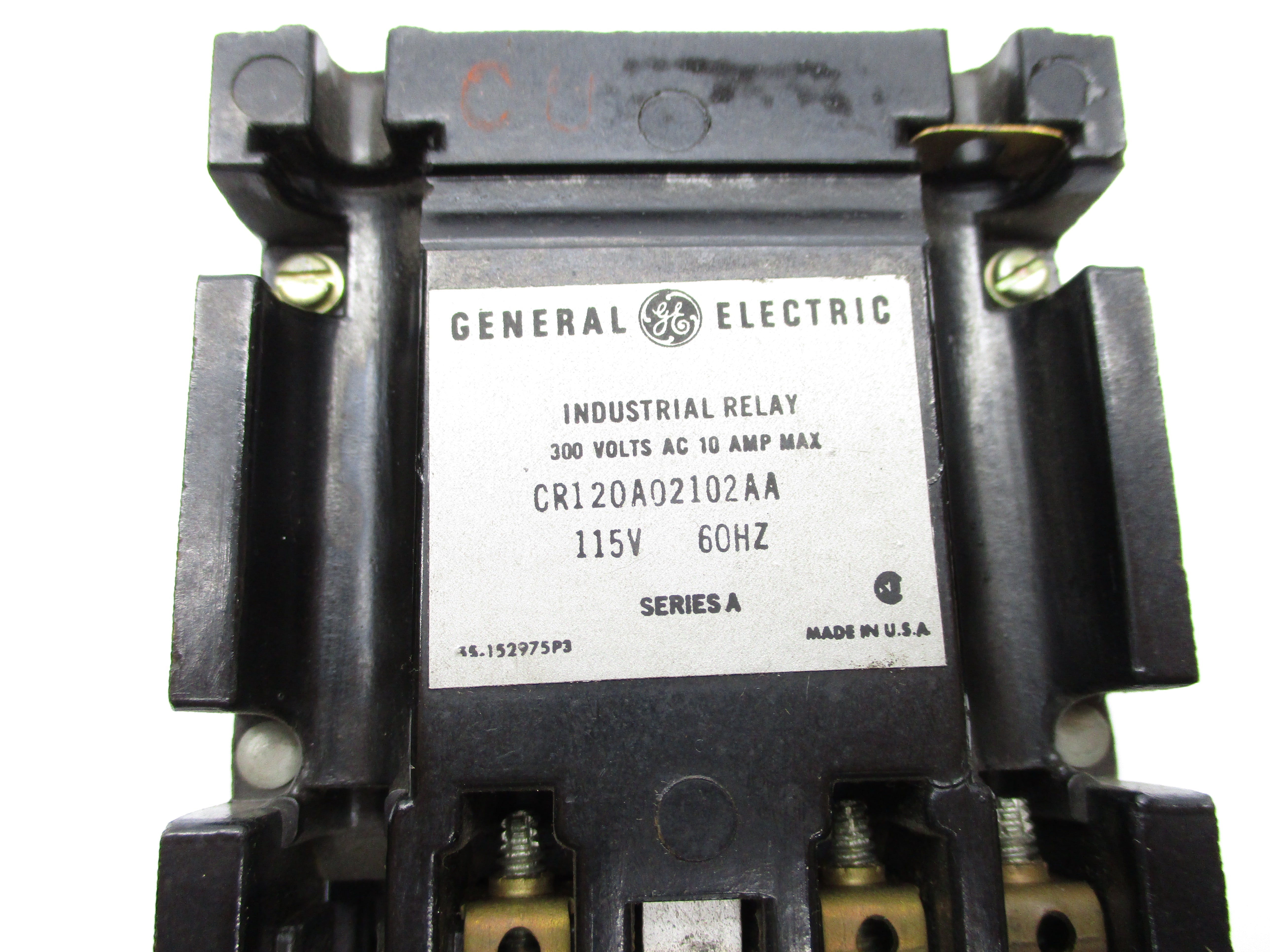 GENERAL ELECTRIC CR120A02102AA SER. A 115V NSNP