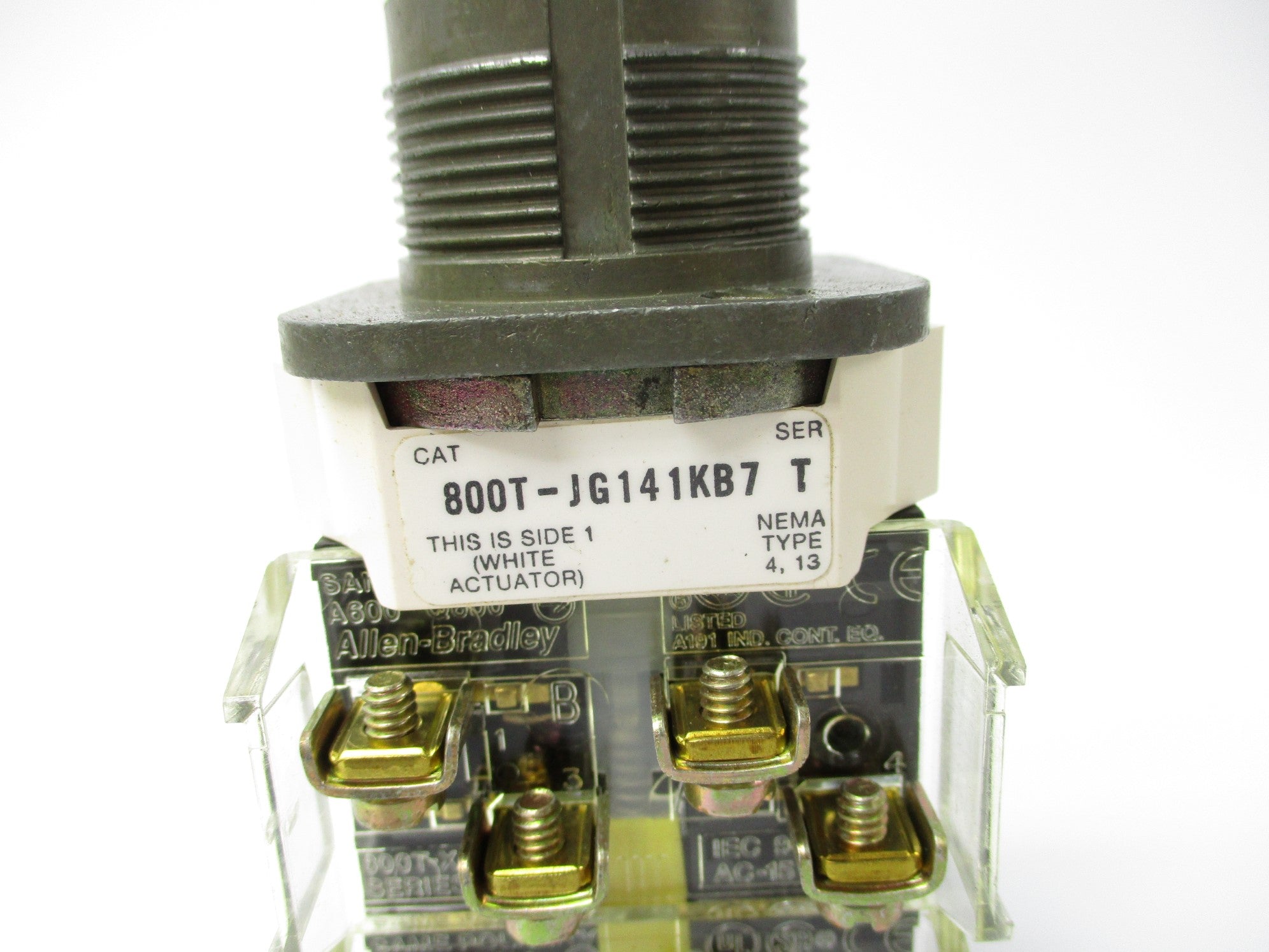 ALLEN BRADLEY 800T-JG141KB7 SER. T NSNP