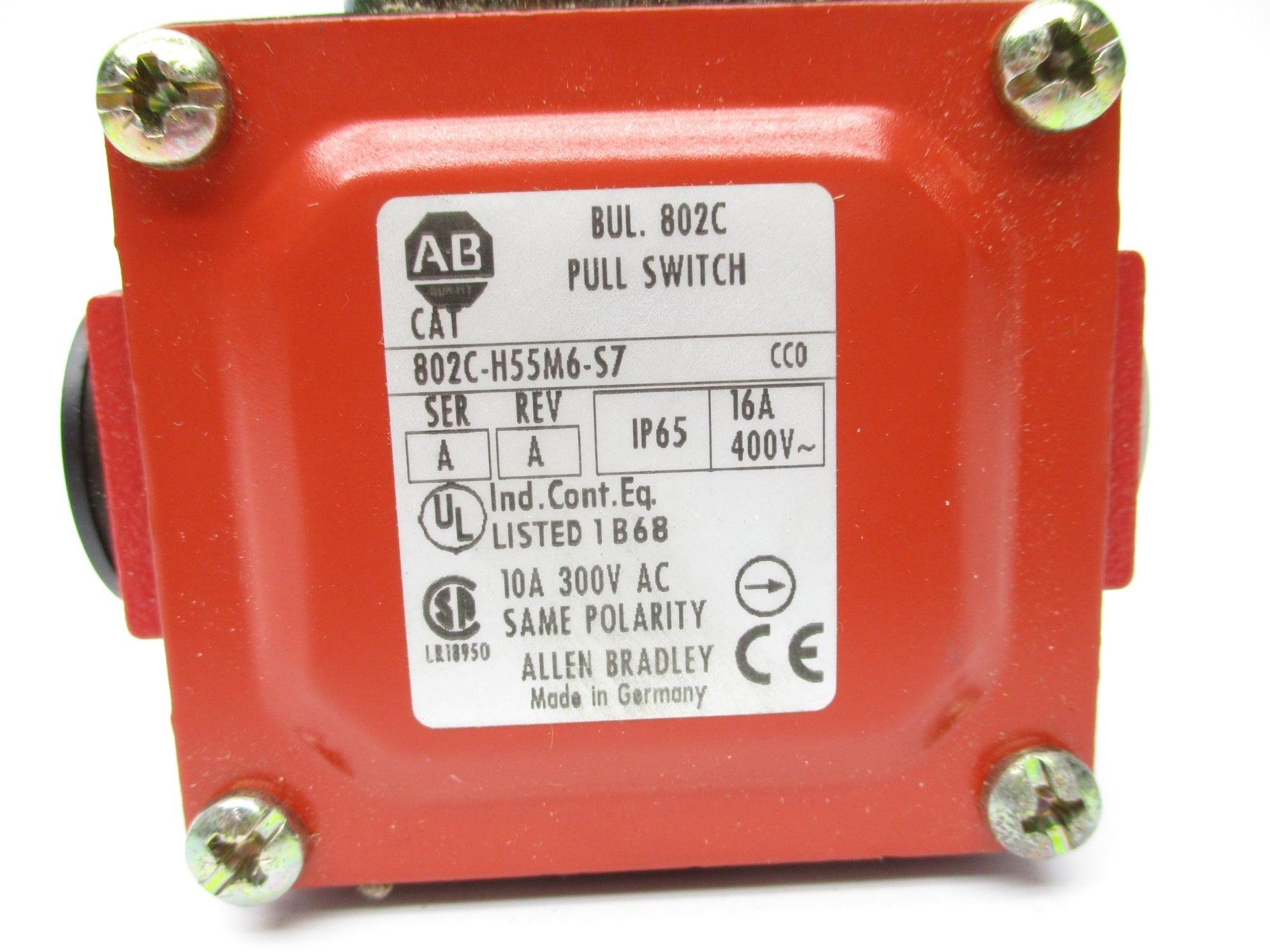 ALLEN BRADLEY 802C-H55M6-S7 SER. A NSNP