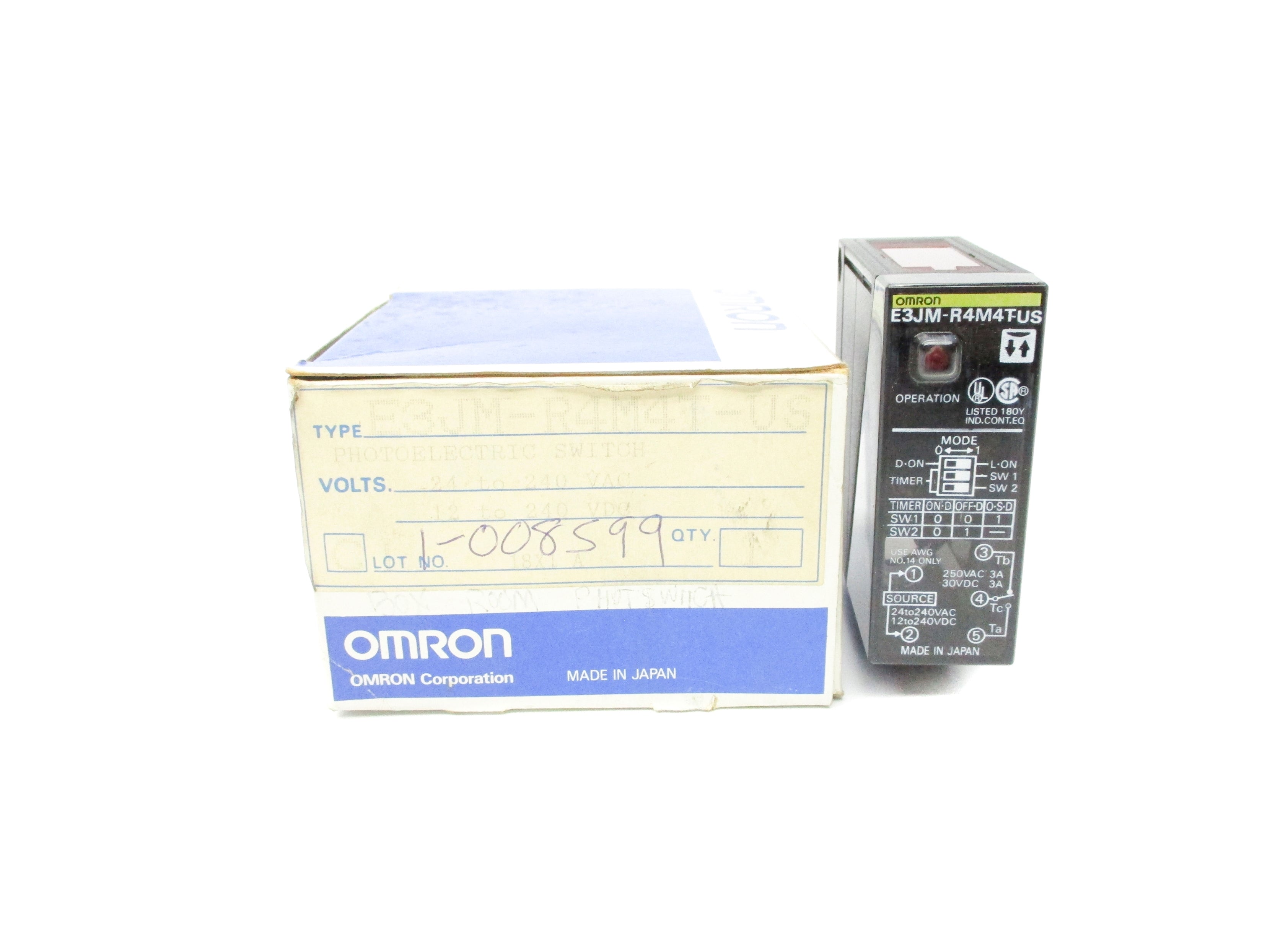 OMRON E3JM-R4M4T-US 24/240VAC NSMP