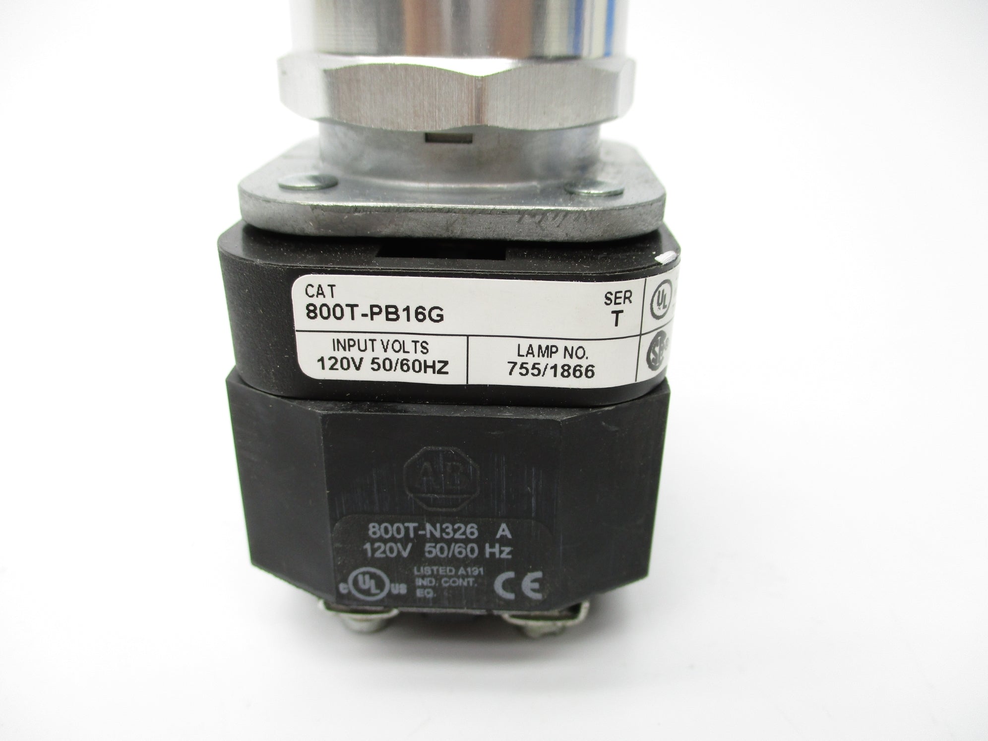 ALLEN BRADLEY 800T-PB16G SER. T 120V NSNP