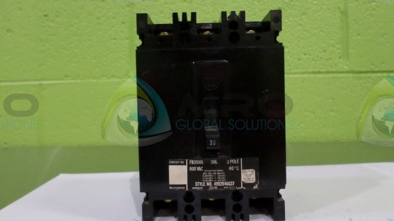 WESTINGHOUSE FB3030L CIRCUIT BREAKER *NEW NO BOX*